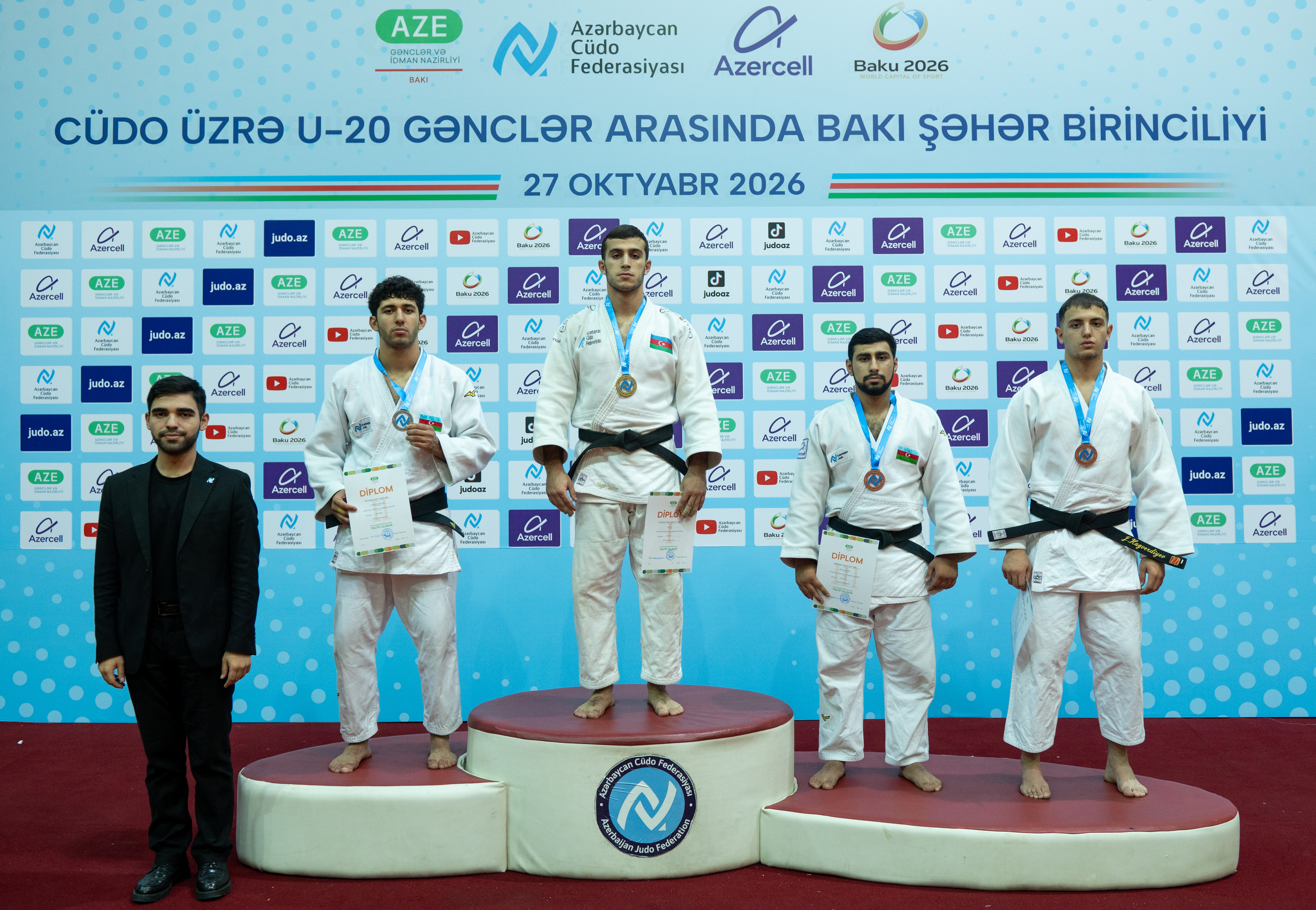 Bakı şəhər U-20 birinciliyində 200 cüdoçu mübarizə aparıb