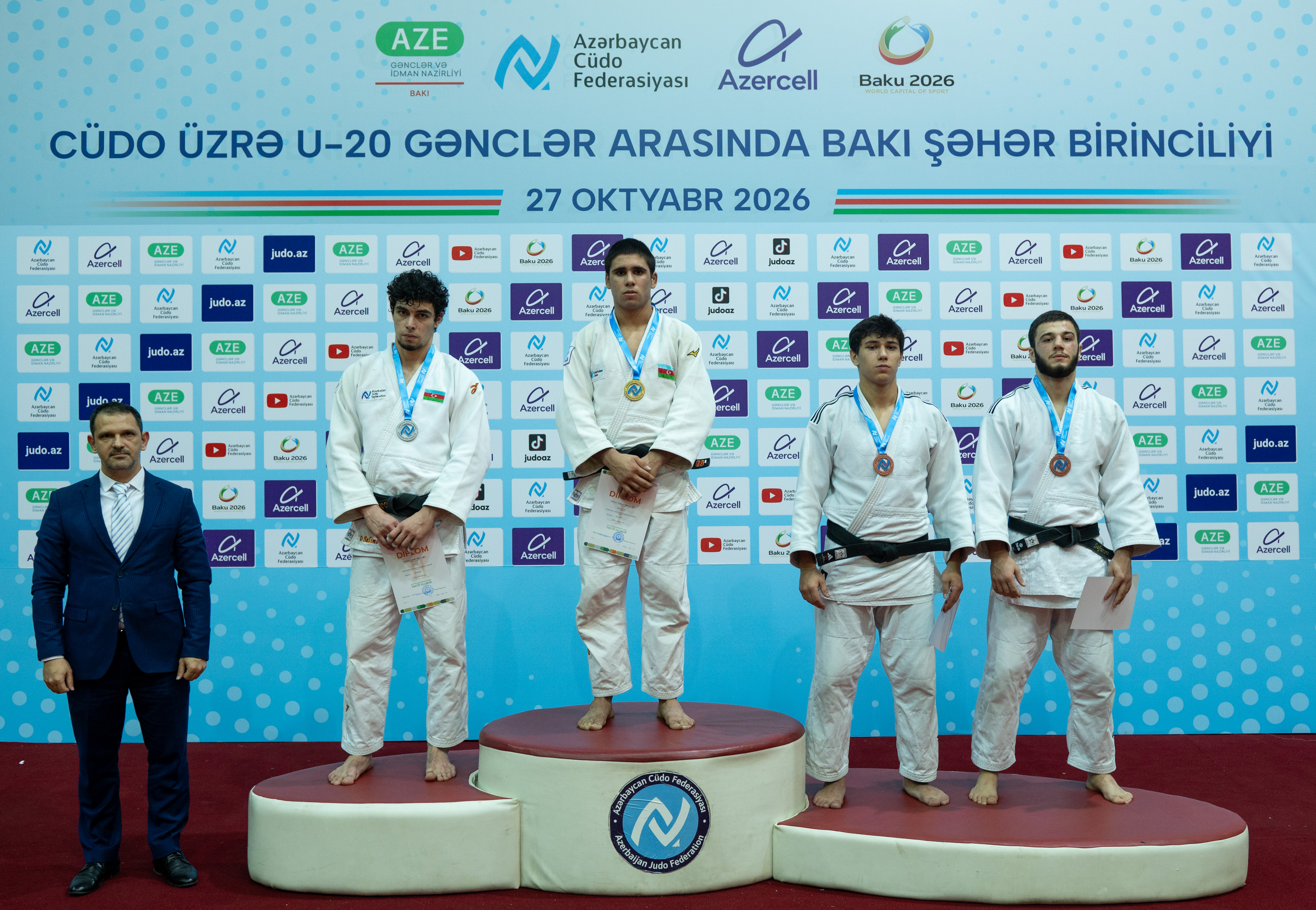 Bakı şəhər U-20 birinciliyində 200 cüdoçu mübarizə aparıb