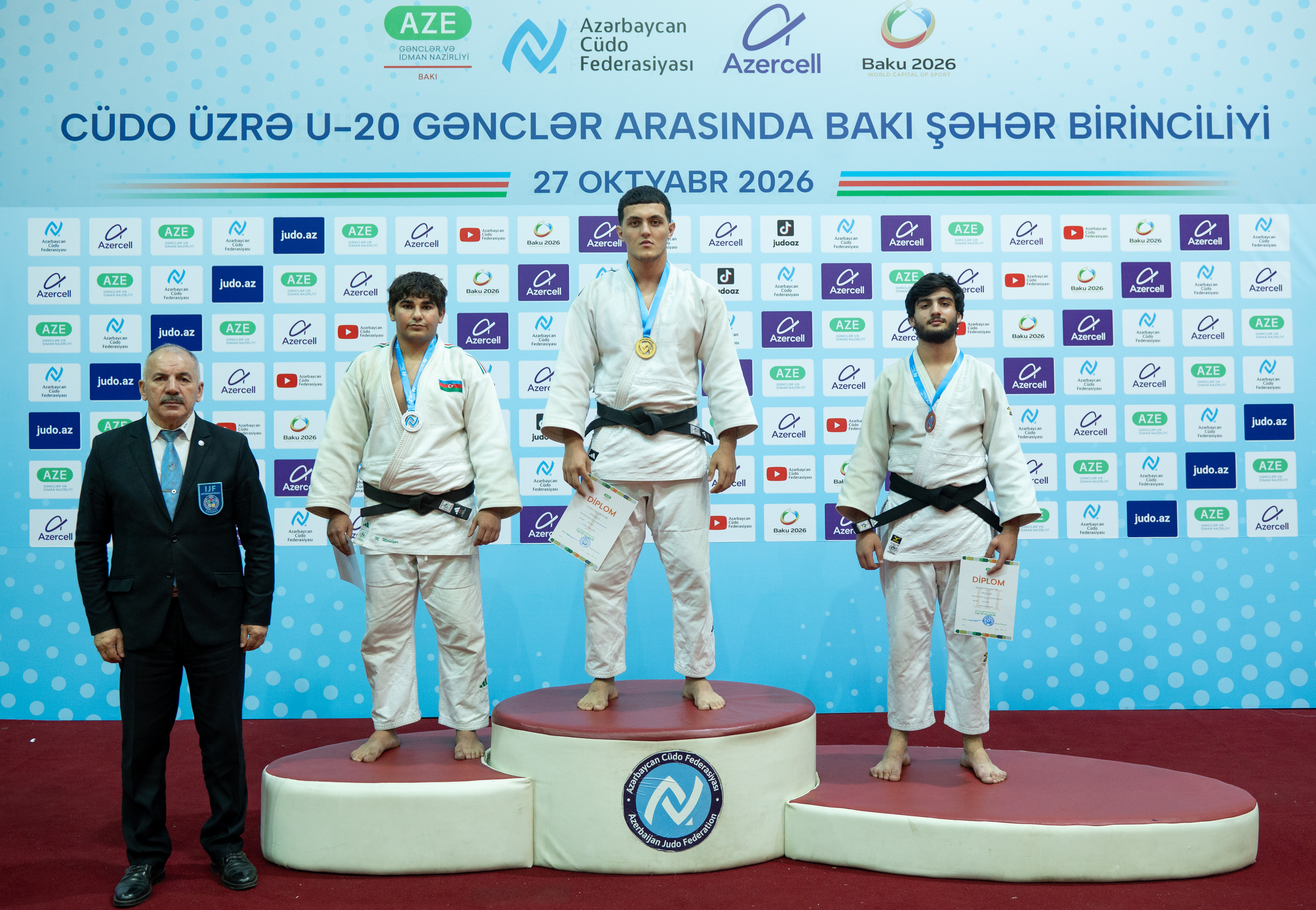 Bakı şəhər U-20 birinciliyində 200 cüdoçu mübarizə aparıb