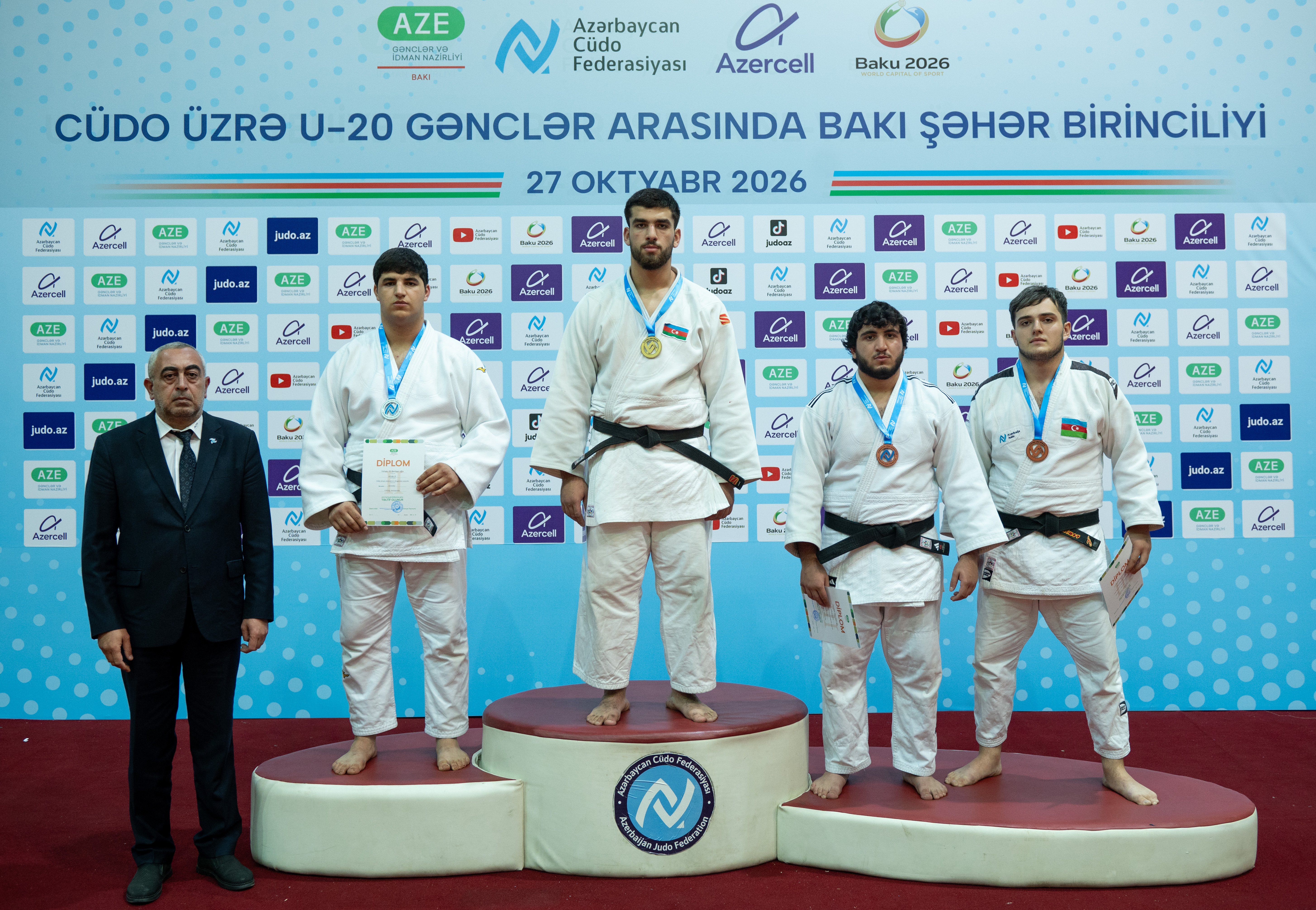 Bakı şəhər U-20 birinciliyində 200 cüdoçu mübarizə aparıb
