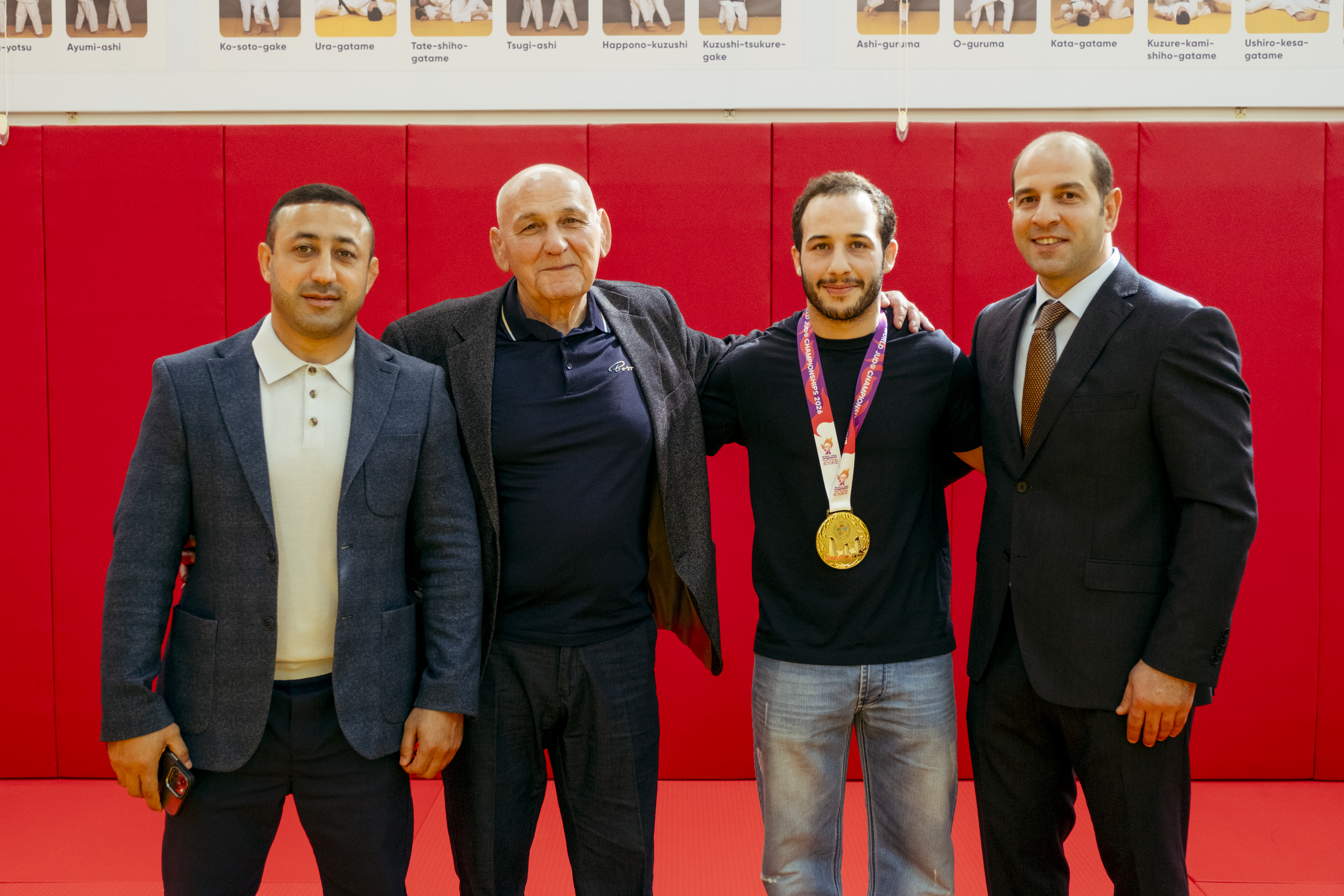 Respublika Olimpiya İdman Liseyinin əsaslı təmirdən sonra yenilənmiş cüdo zalının açılışı olub