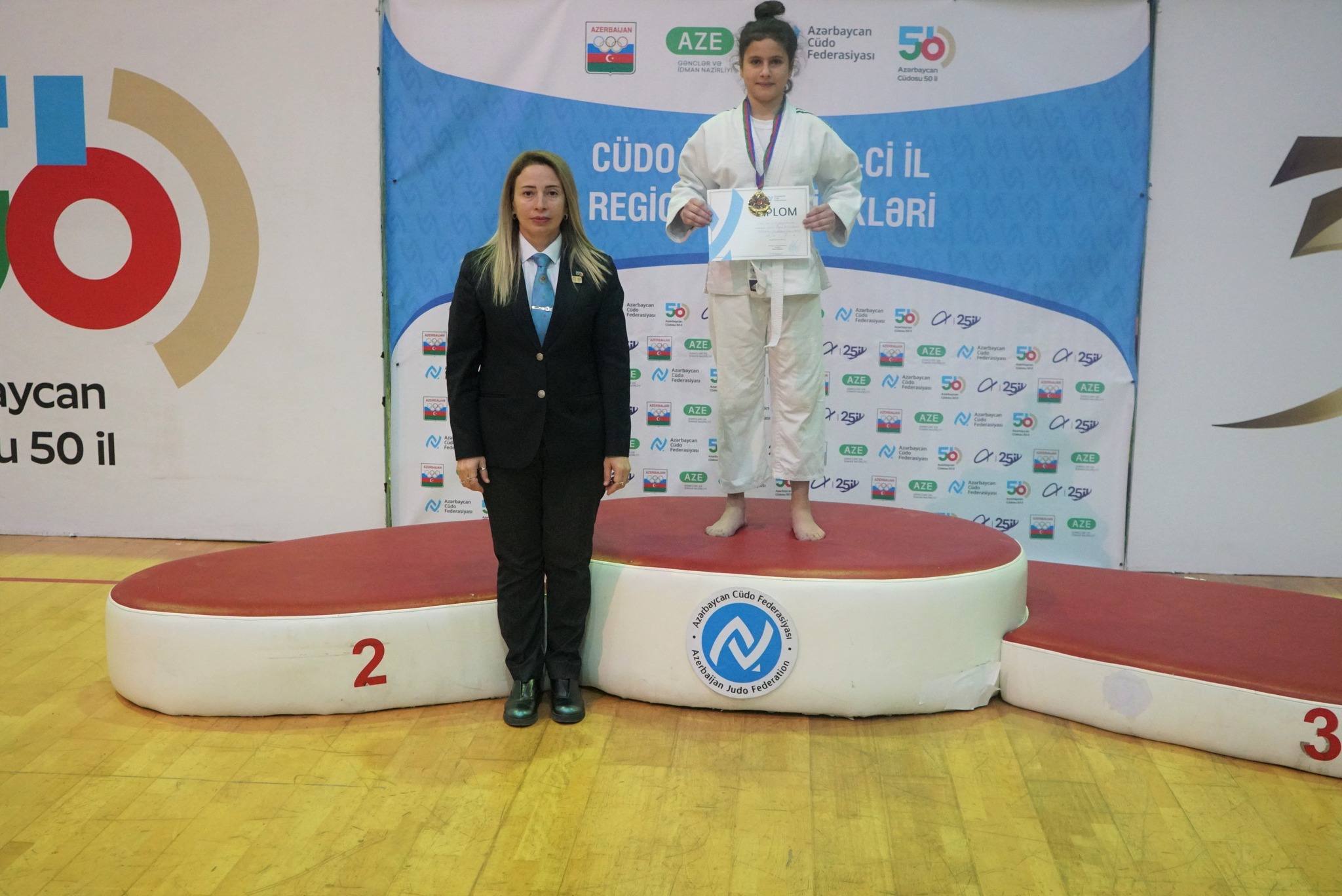 Qazaxda U-15 yeniyetmələr arasında cüdo üzrə region birinciliyi keçirilib