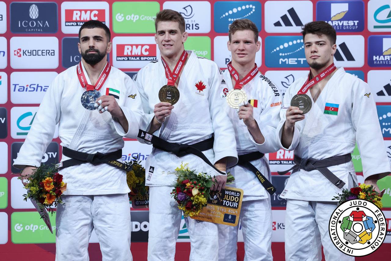 Azərbaycan cüdoçuları Paris Böyük Dəbilqə turnirini üç medalla tamamladı