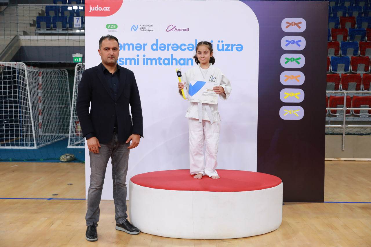 Cüdo üzrə ilk dəfə kəmər dərəcələri üzrə rəsmi imtahan keçirilib