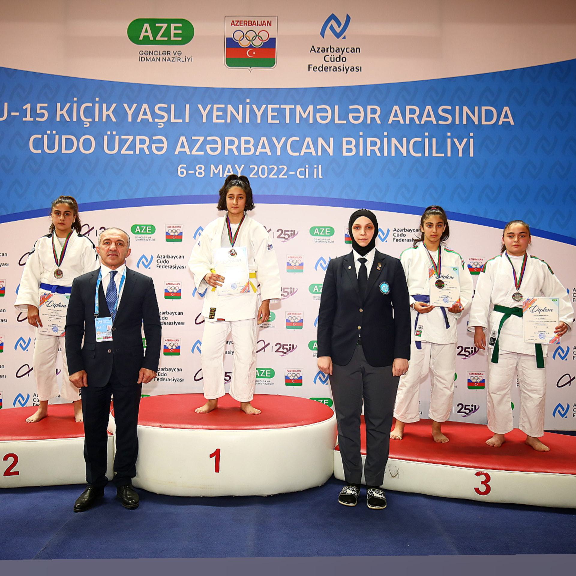 U-15 kiçik yaşlı yeniyetmə cüdoçuların Azərbaycan birinciliyinin ikinci yarış gününə yekun vurulub