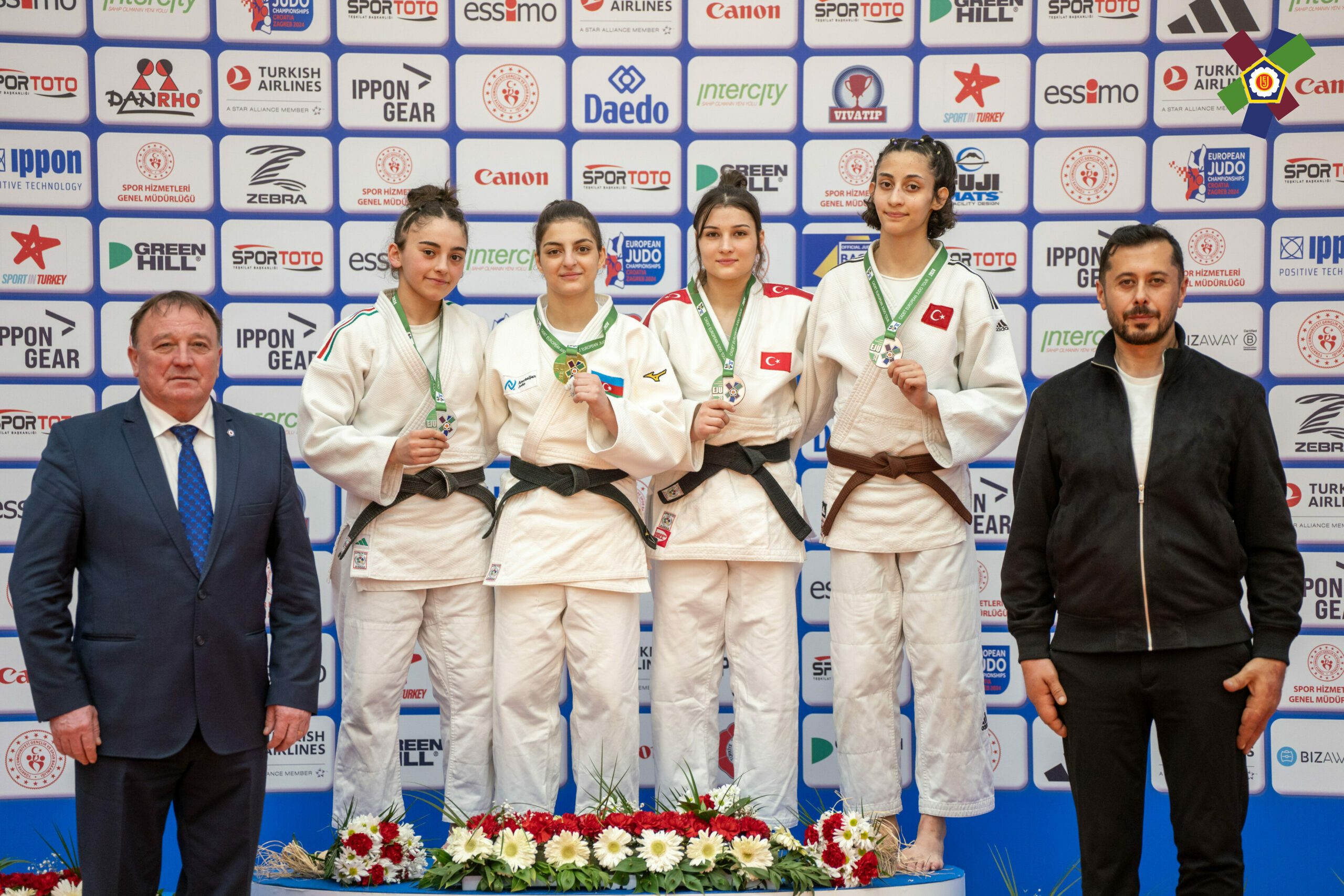 Cüdoçularımız Antalya Avropa Kubokunun ilk günündə 4 qızıl, 2 gümüş və 6 bürünc medal qazandı