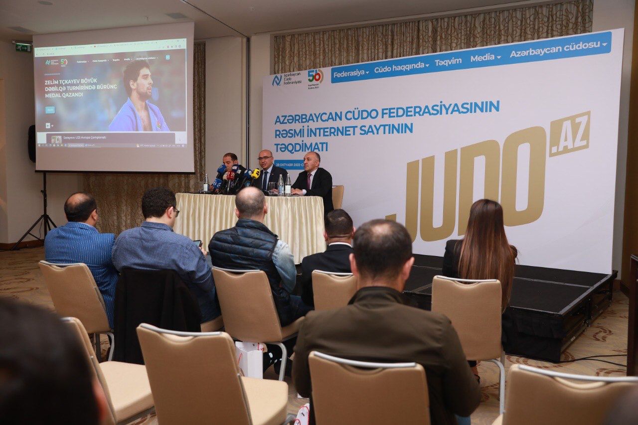 Azərbaycan Cüdo Federasiyasının yeni saytının təqdimatı olub