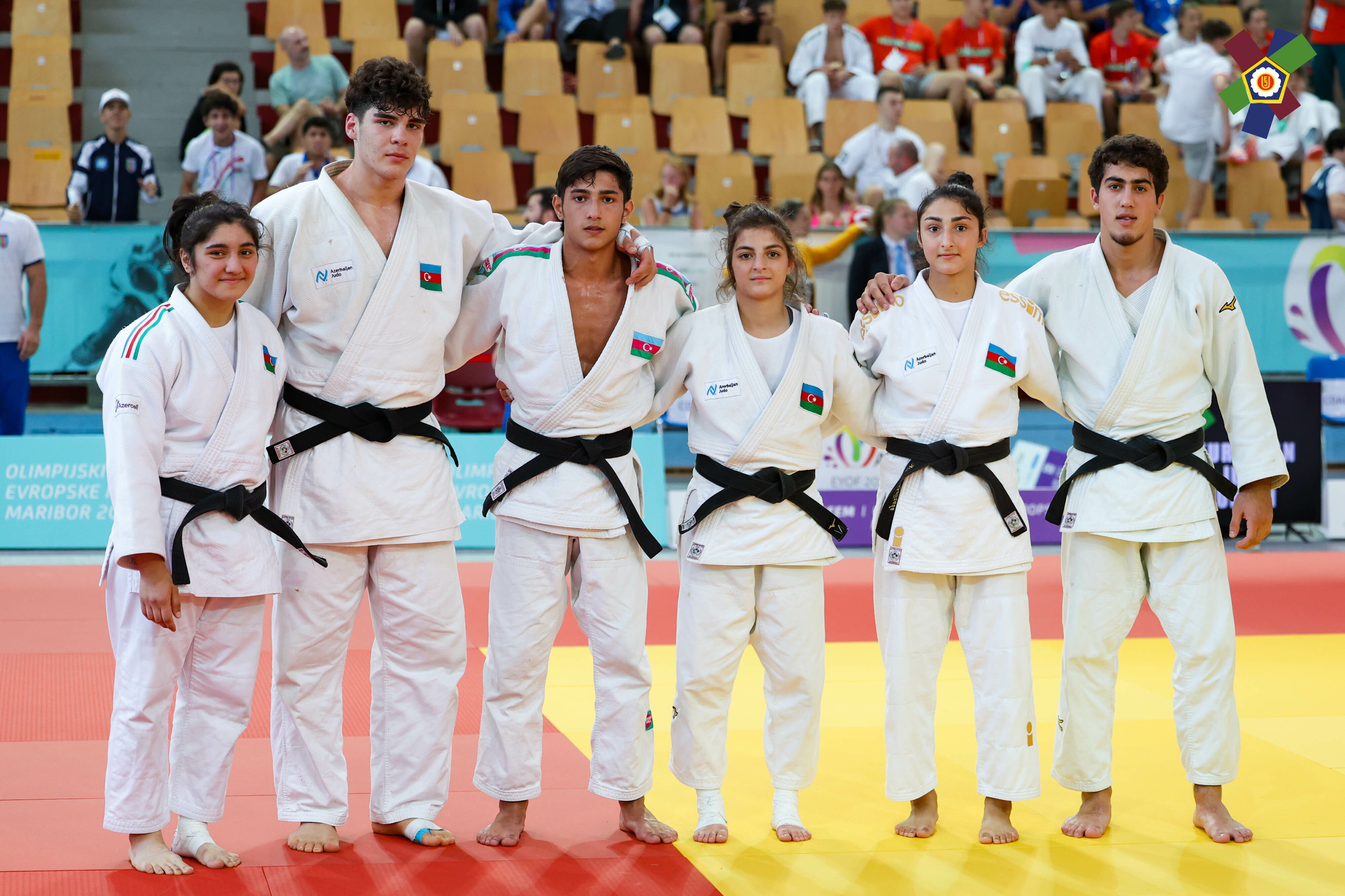 Azərbaycan cüdoçuları Avropa Gənclər Olimpiya Festivalının komanda yarışlarının gümüş medalını qazandı