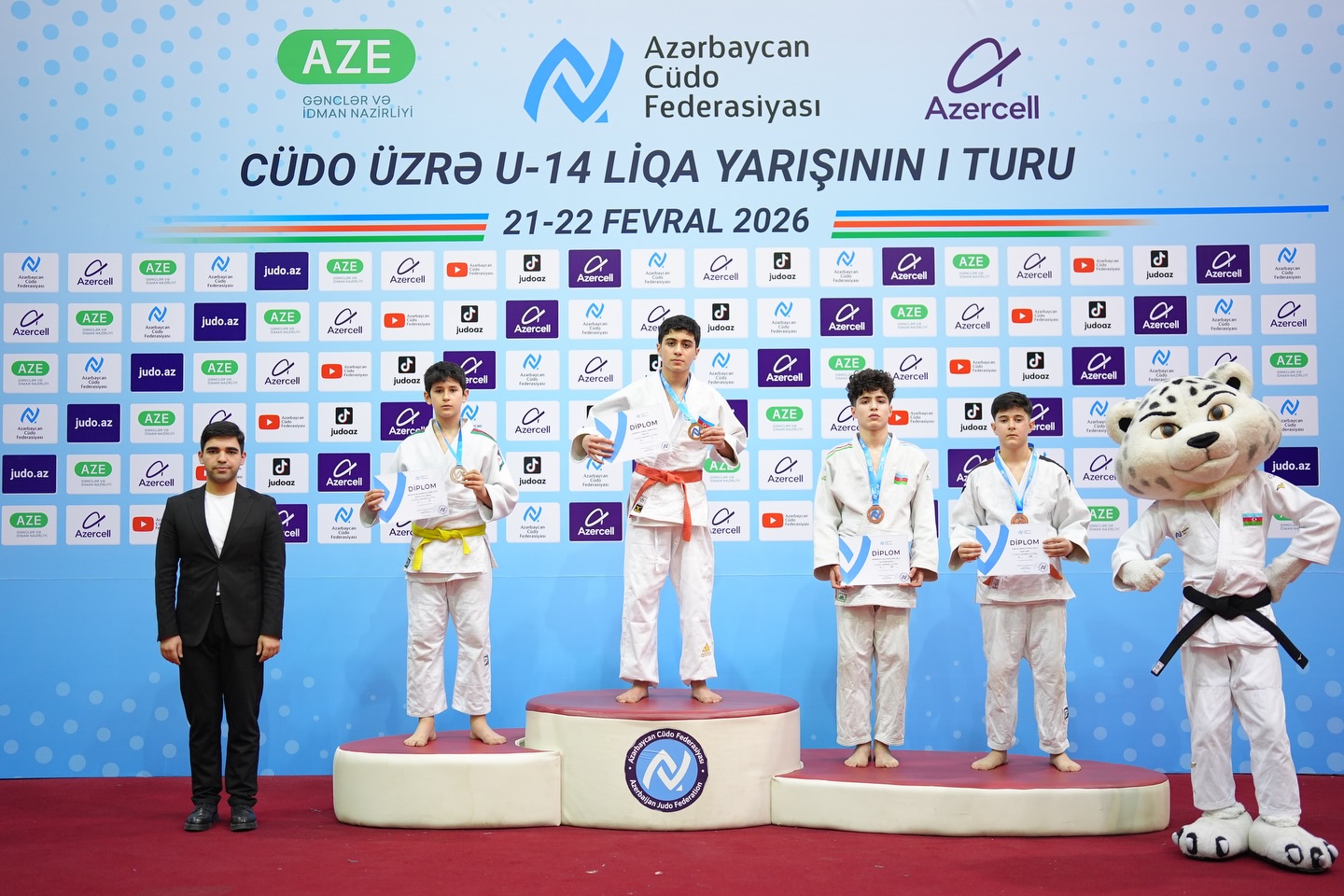 U-14 yeniyetmələr arasında Liqa yarışının I turu başa çatıb