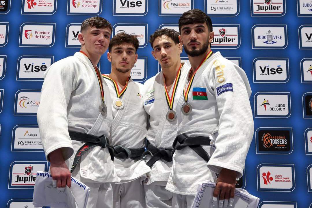Cüdoçularımız Beynəlxalq Belçika Açıq Cüdo turnirində 4 medal qazandı