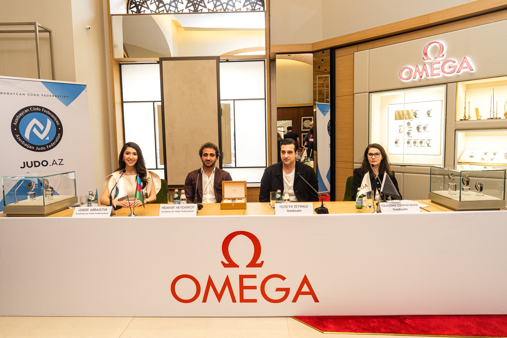"Italdizain" şirkəti və "OMEGA" brendi Olimpiya çempionu Hidayət Heydərov ilə əməkdaşlıqlarını elan edir