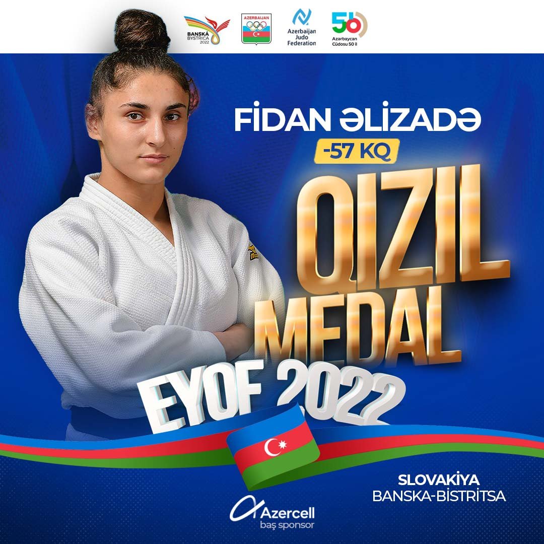 Cüdoçumuz "AGOF 2022"-nin ilk qızıl medalını qazandı