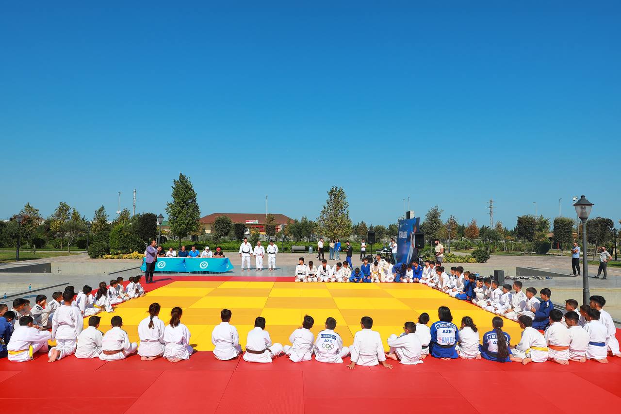Zirə Eko parkında cüdo üzrə ustad dərsi keçirildi