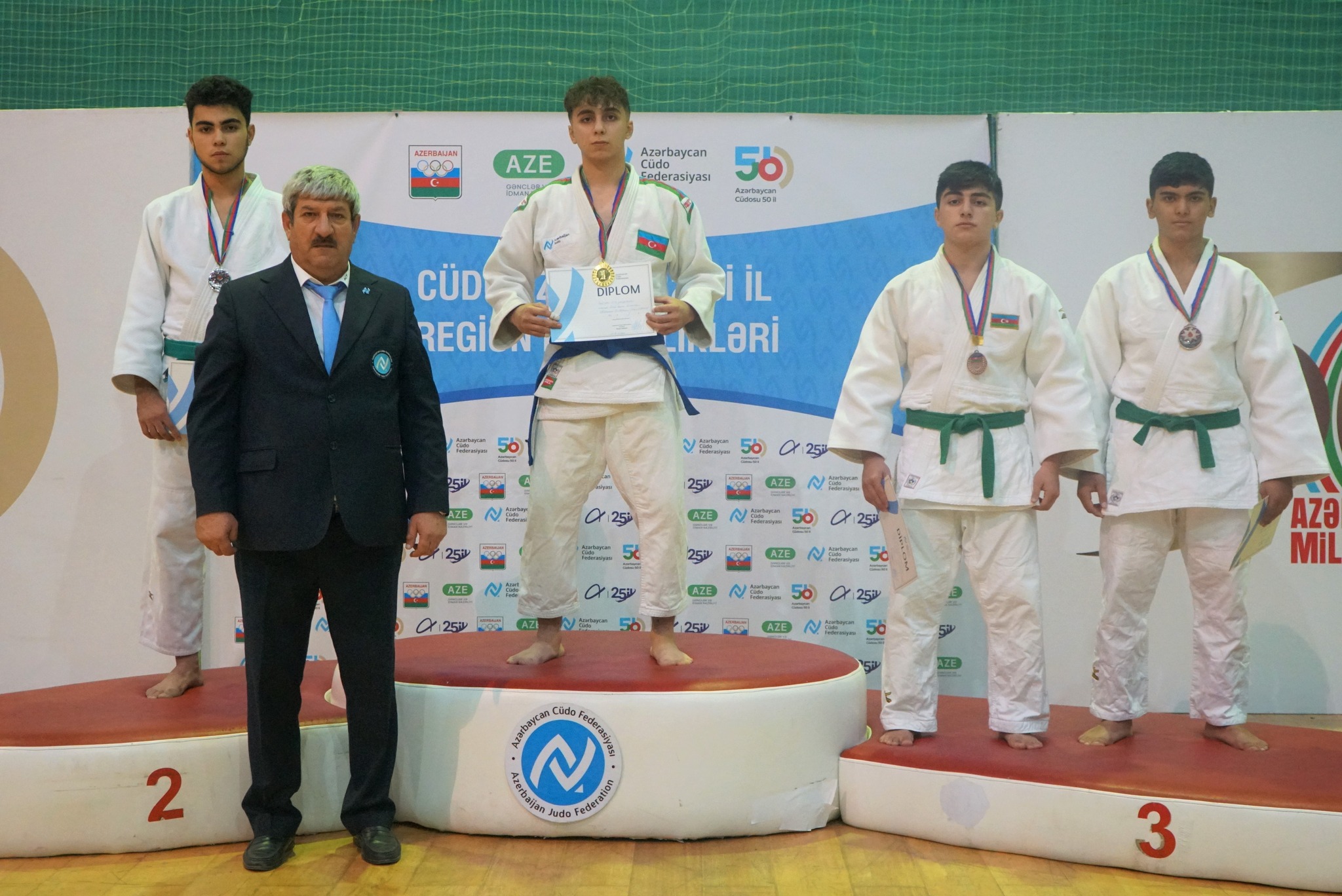 Qazaxda U-18 yeniyetmələr arasında cüdo üzrə region birinciliyi keçirilib