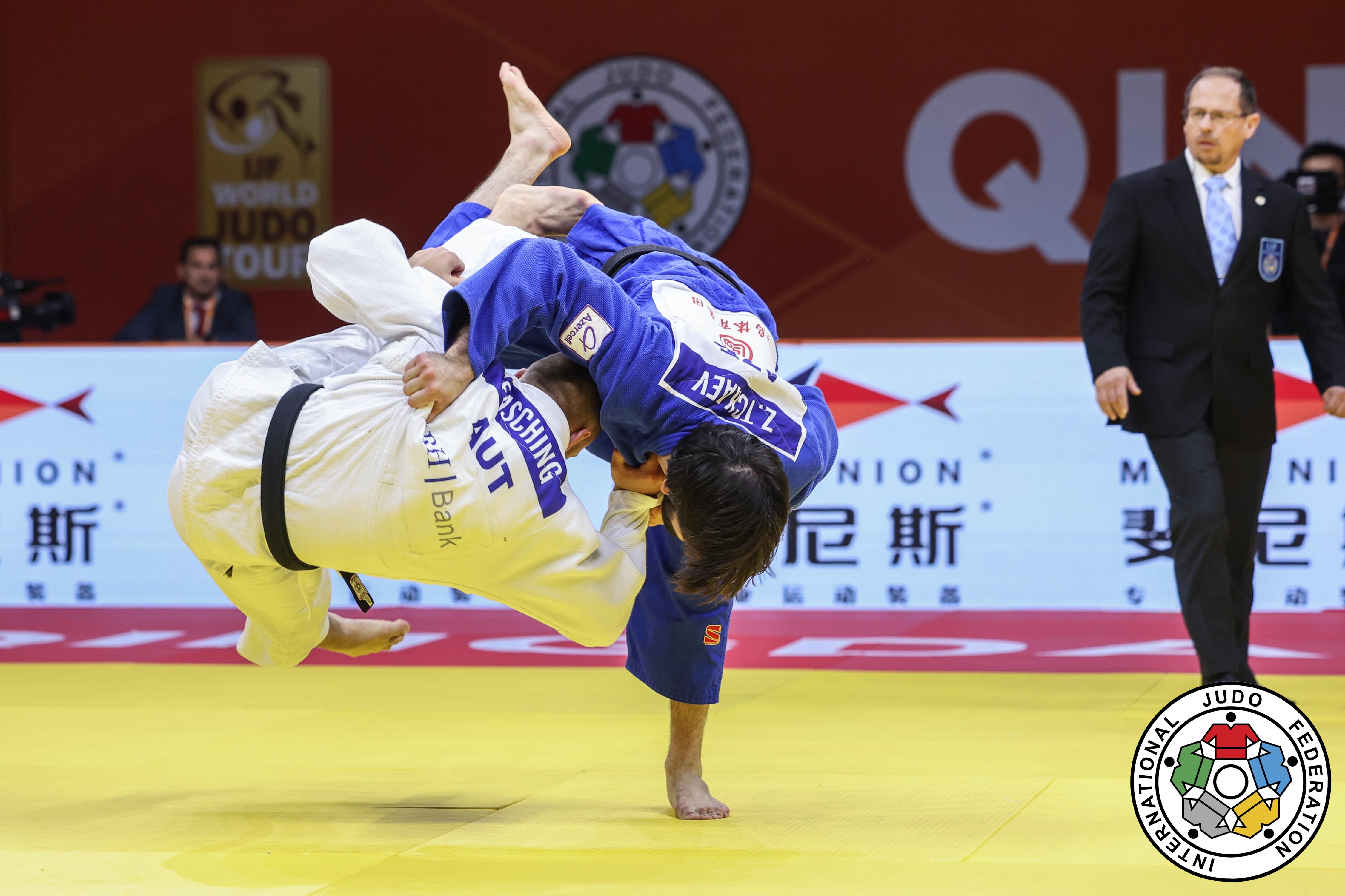 Zelim Tçkayev Sindao Qran-Prisində çempion oldu, Hidayət Heydərov bürünc medal qazandı