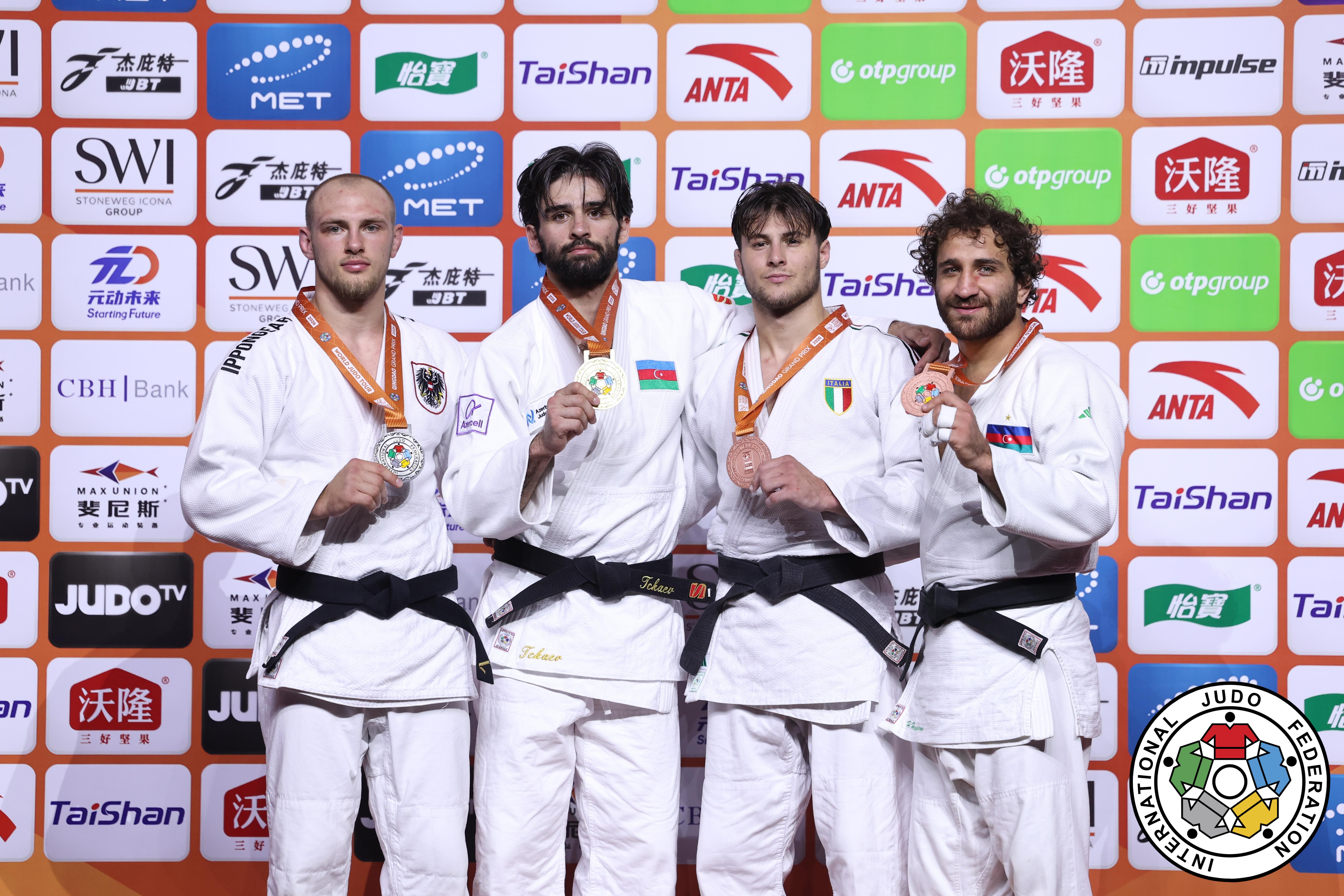 Zelim Tçkayev Sindao Qran-Prisində çempion oldu, Hidayət Heydərov bürünc medal qazandı