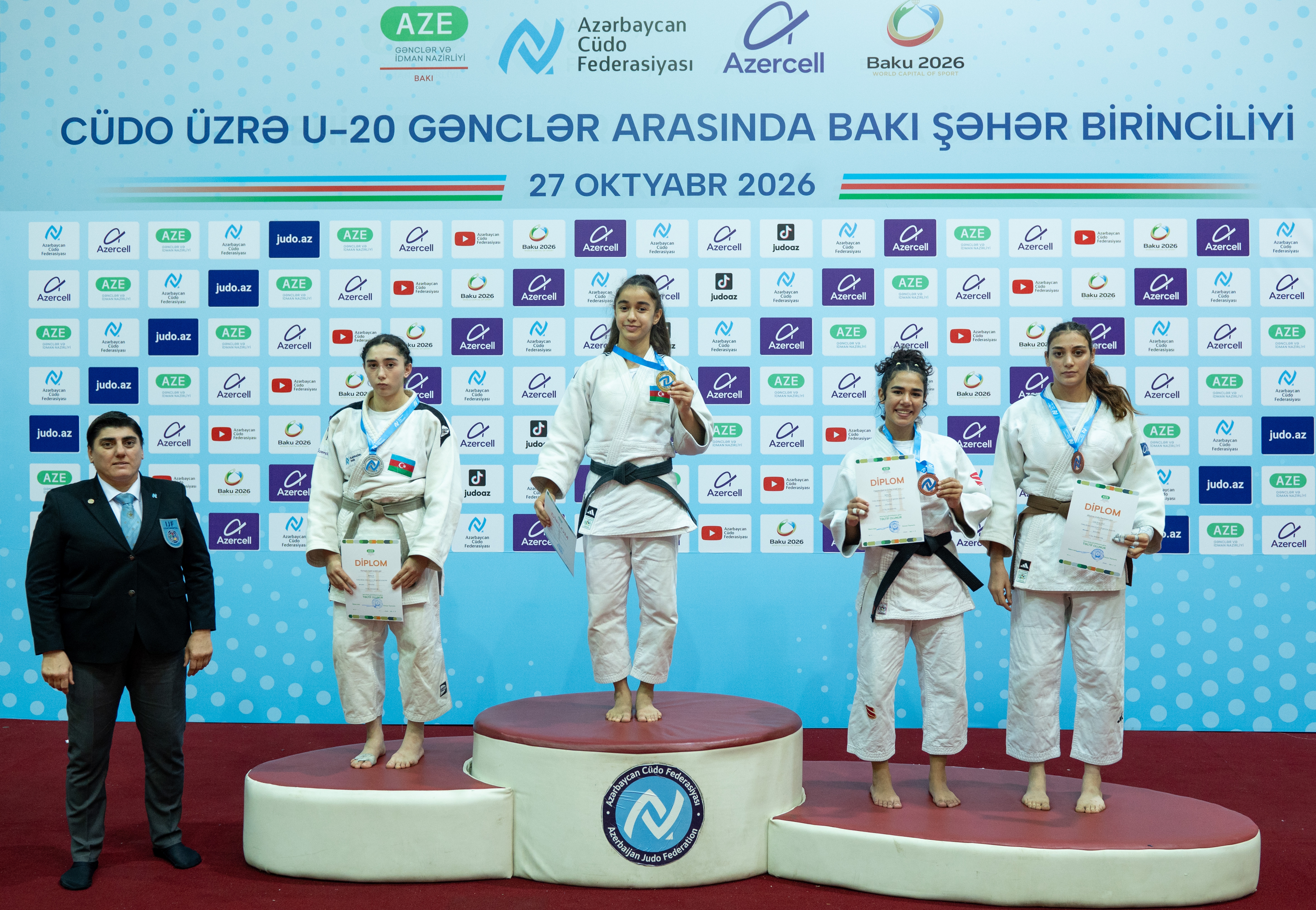 Bakı şəhər U-20 birinciliyində 200 cüdoçu mübarizə aparıb