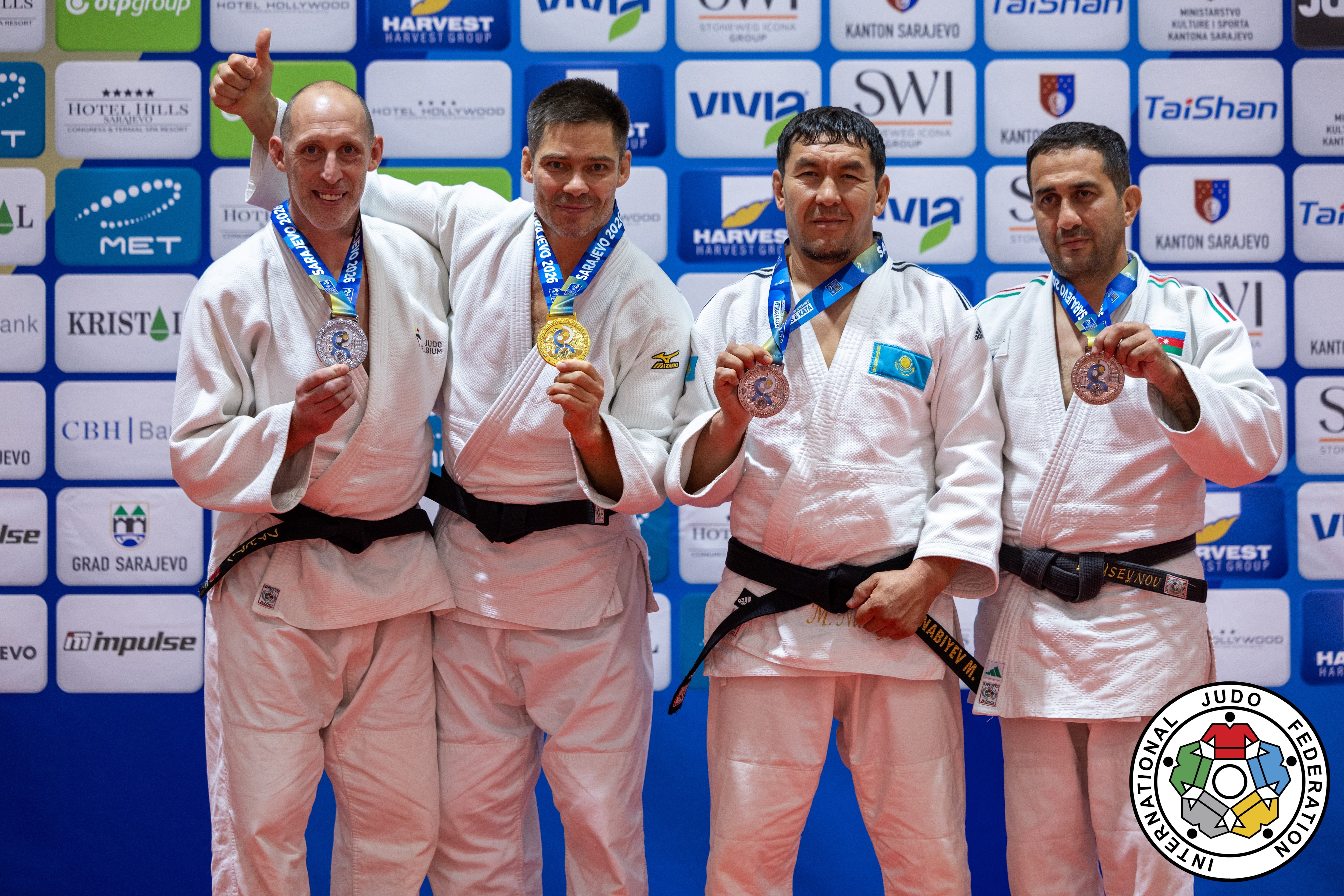 Usta cüdoçularımız dünya çempionatında daha 3 medal əldə edib