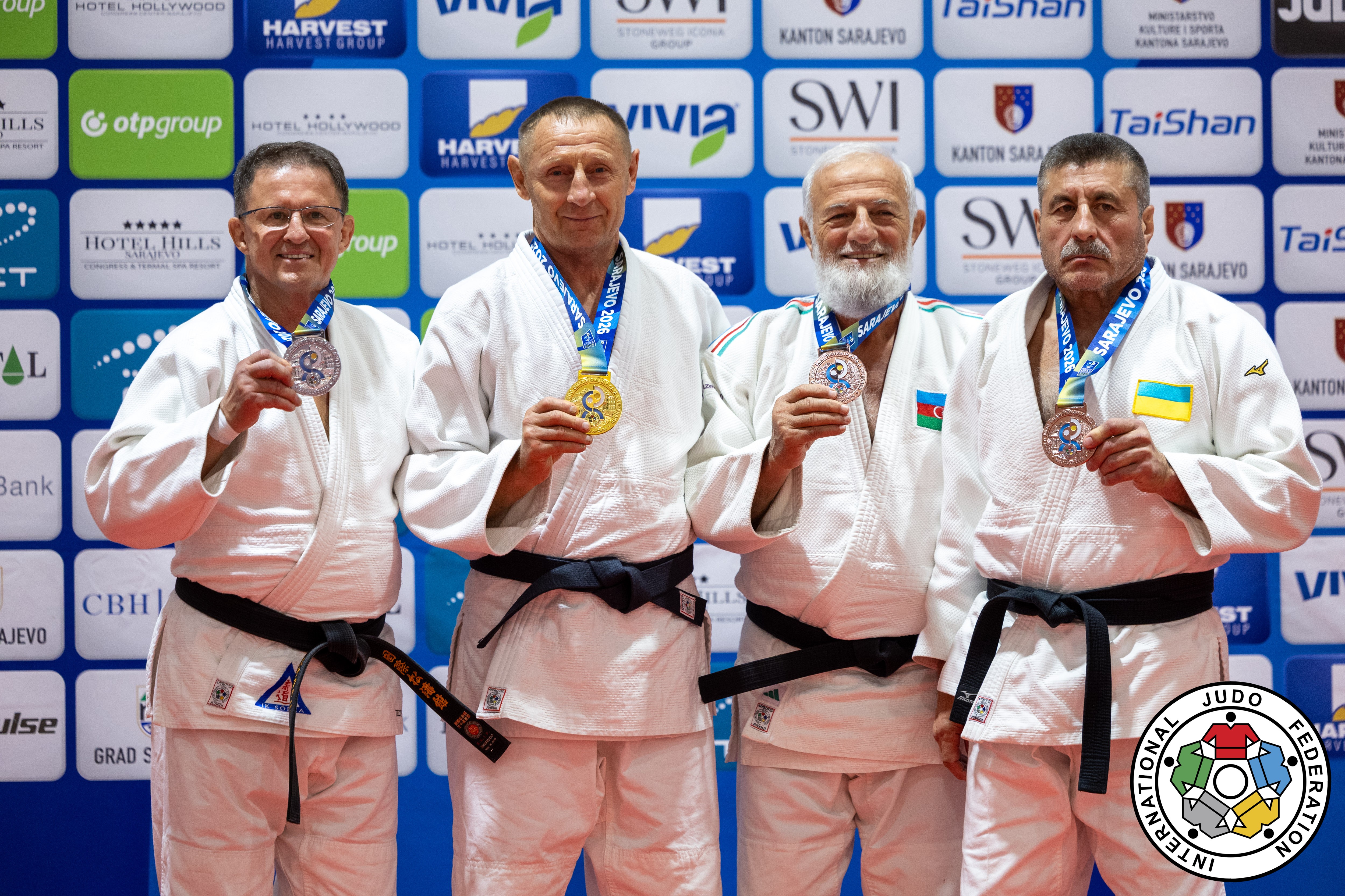 Usta cüdoçularımız dünya çempionatını 11 medalla başa vurdu
