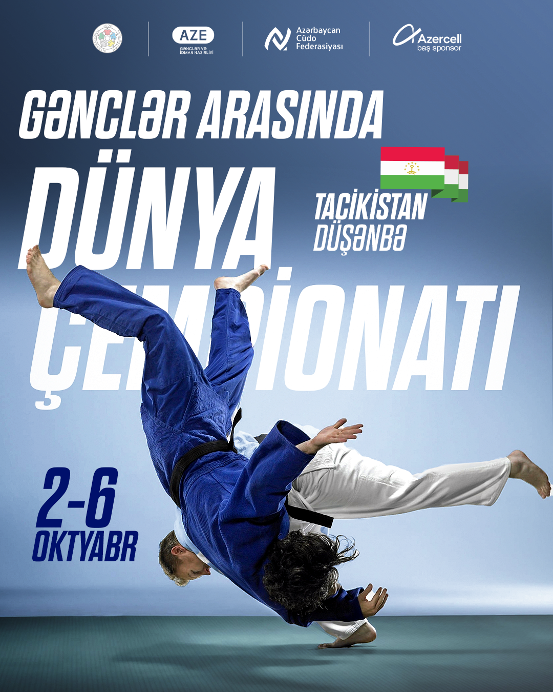 Gənc cüdoçular dünya çempionatında iştirak edəcək