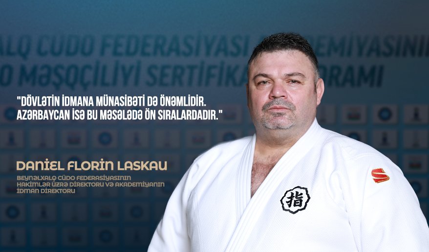 Daniel Laskau: “Döyüş ruhu Azərbaycan cüdoçularının qanındadır”