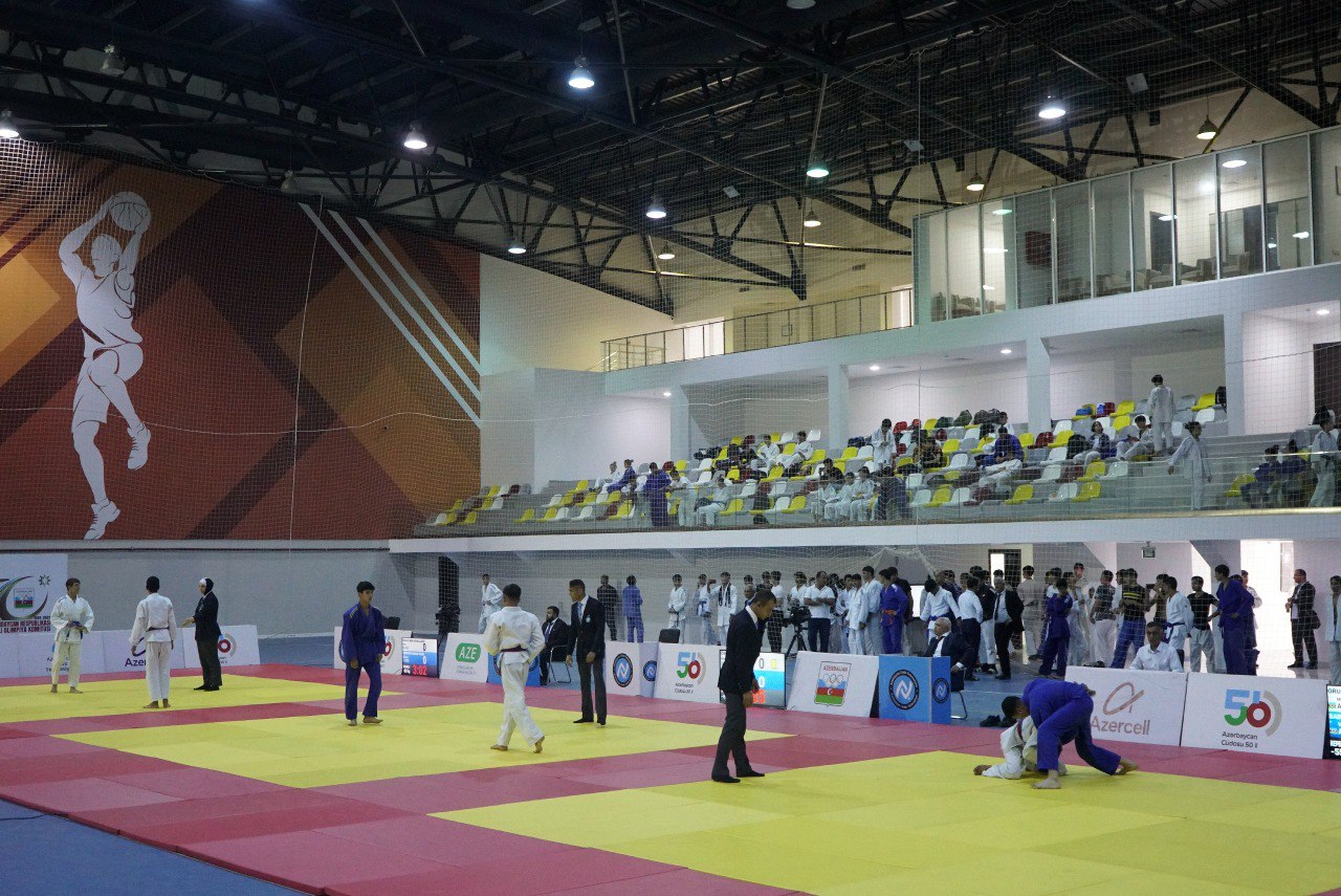 Beyləqanda U-18 yeniyetmələr arasında cüdo üzrə region birinciliyi keçirilib