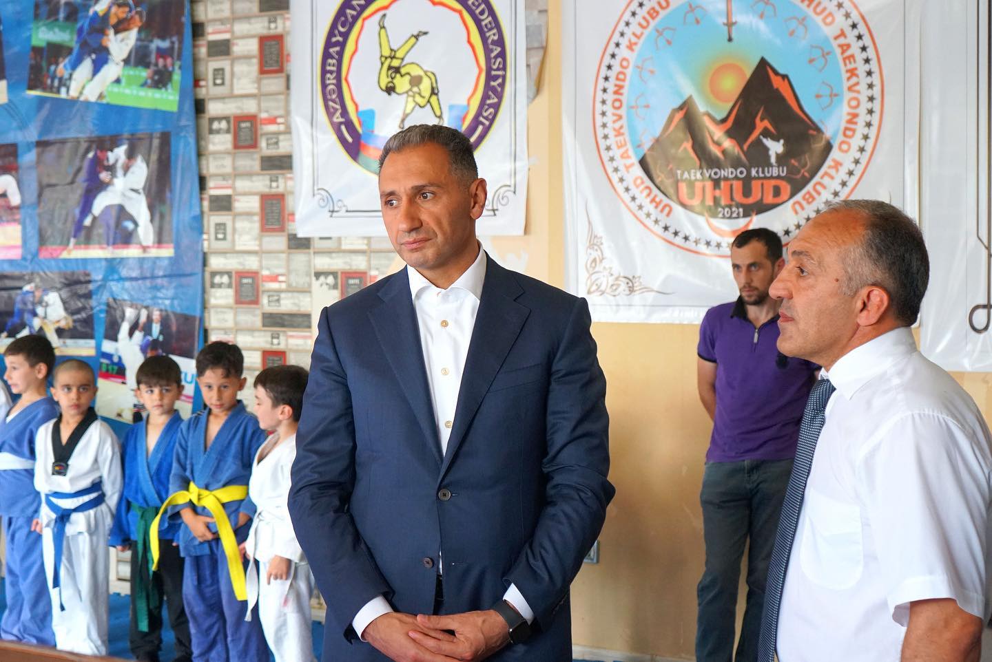 Azərbaycan Cüdo Federasiyasının prezidenti Quba cüdoçuları ilə görüşüb