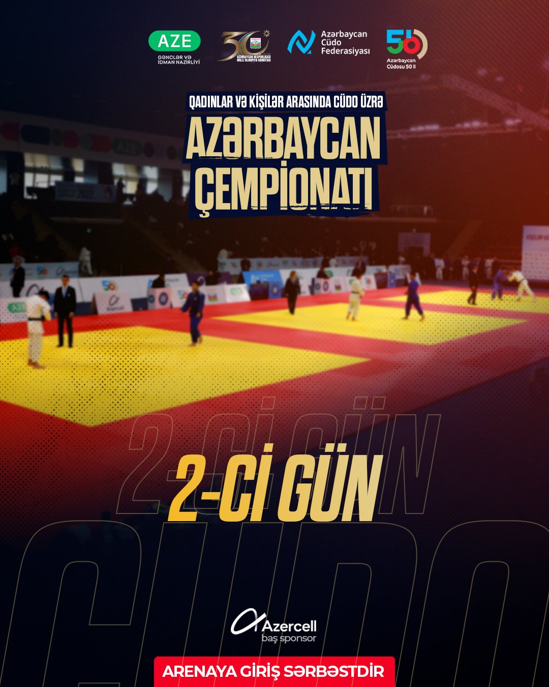 Azərbaycan çempionatının ikinci yarış günü keçirilir