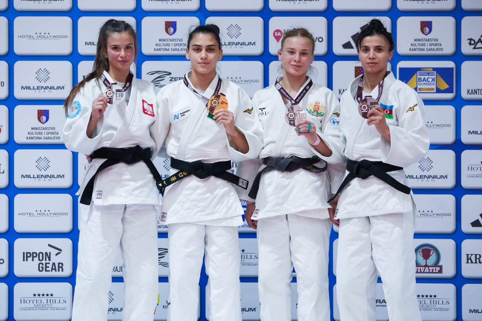 Sarayevo Avropa Kubokunu 4 medalla tamamladıq