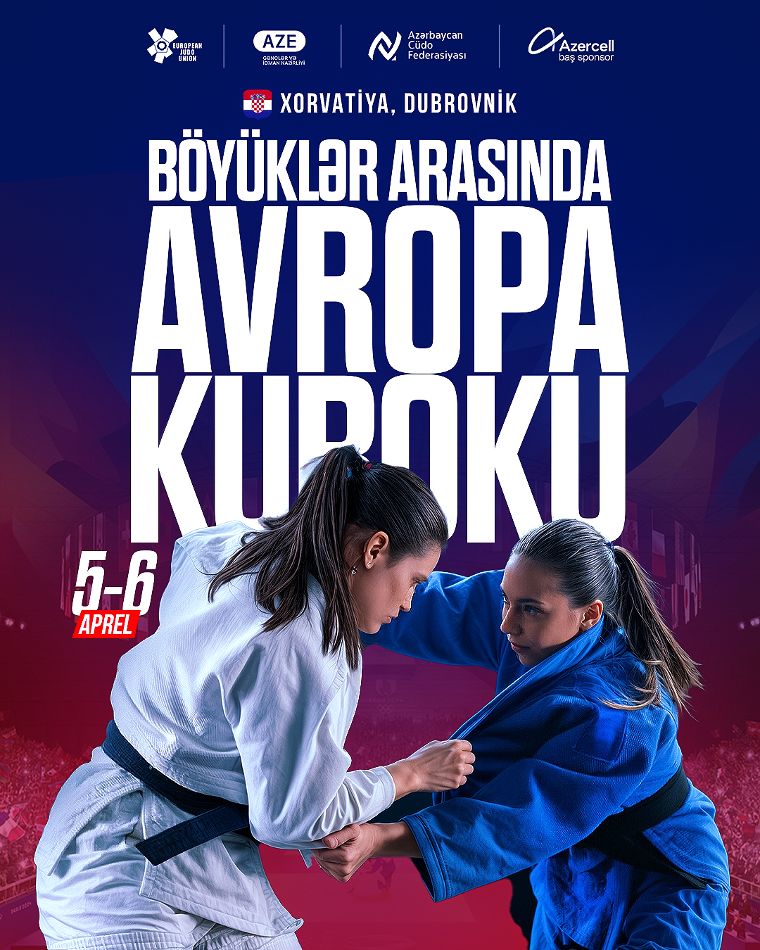 Cüdoçularımız Dubrovnik Avropa Kuboku turnirində iştirak edəcək