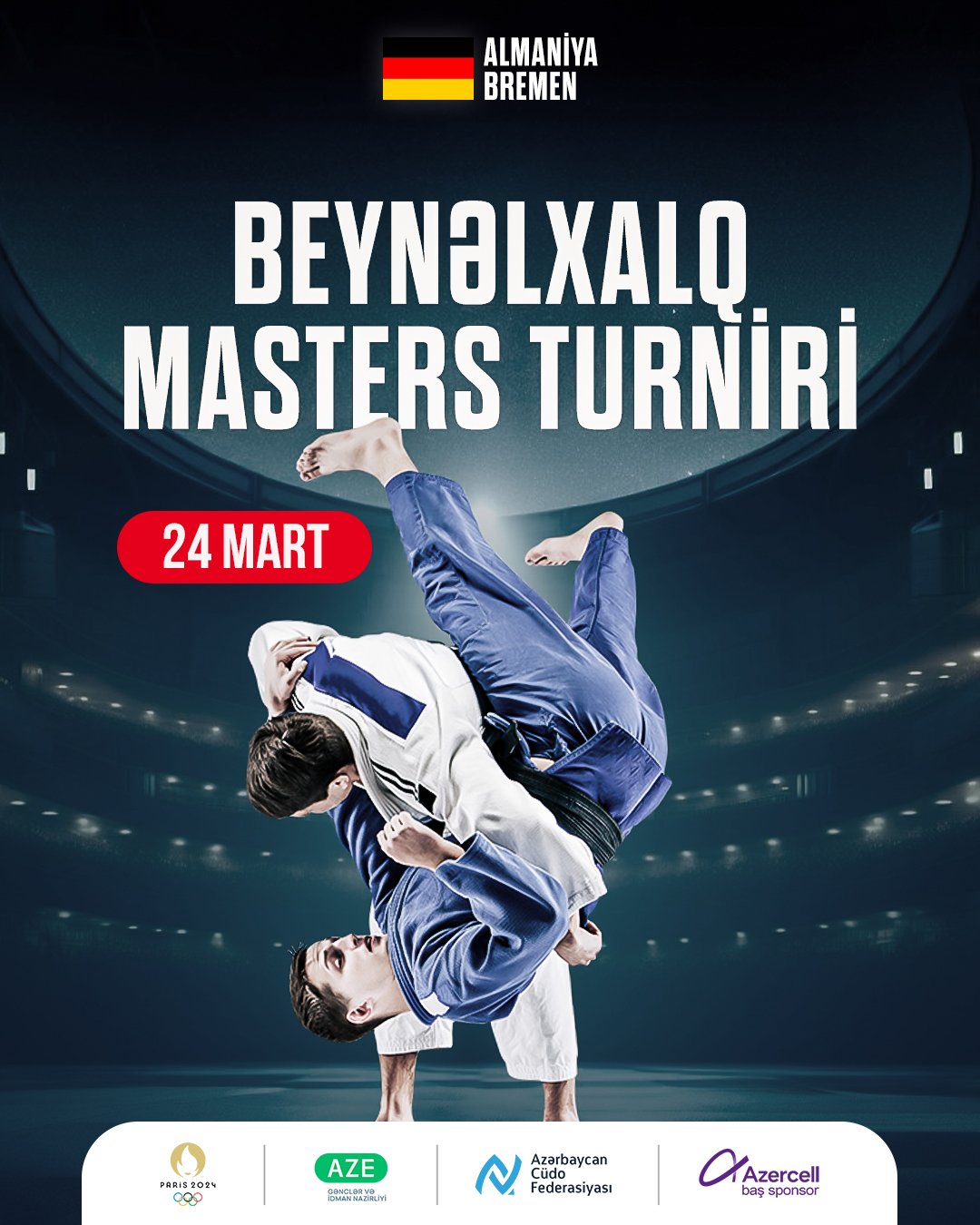 Cüdoçularımız Beynəlxalq Masters turnirində iştirak edəcək