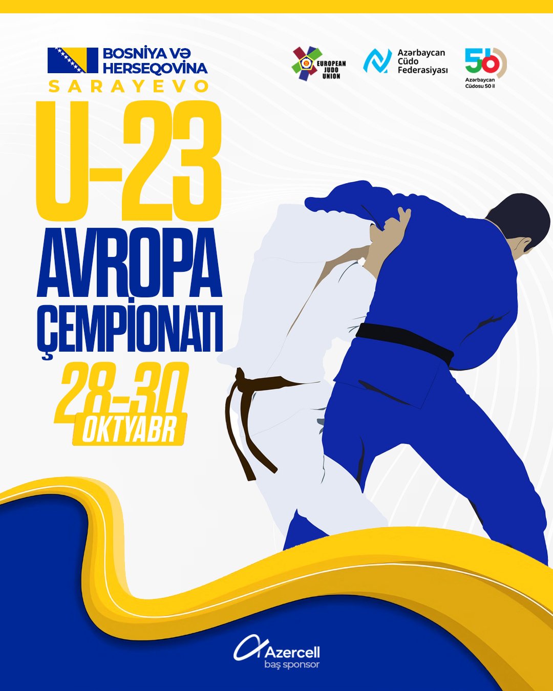 Cüdoçularımız U-23 Avropa çempionatında iştirak edəcək