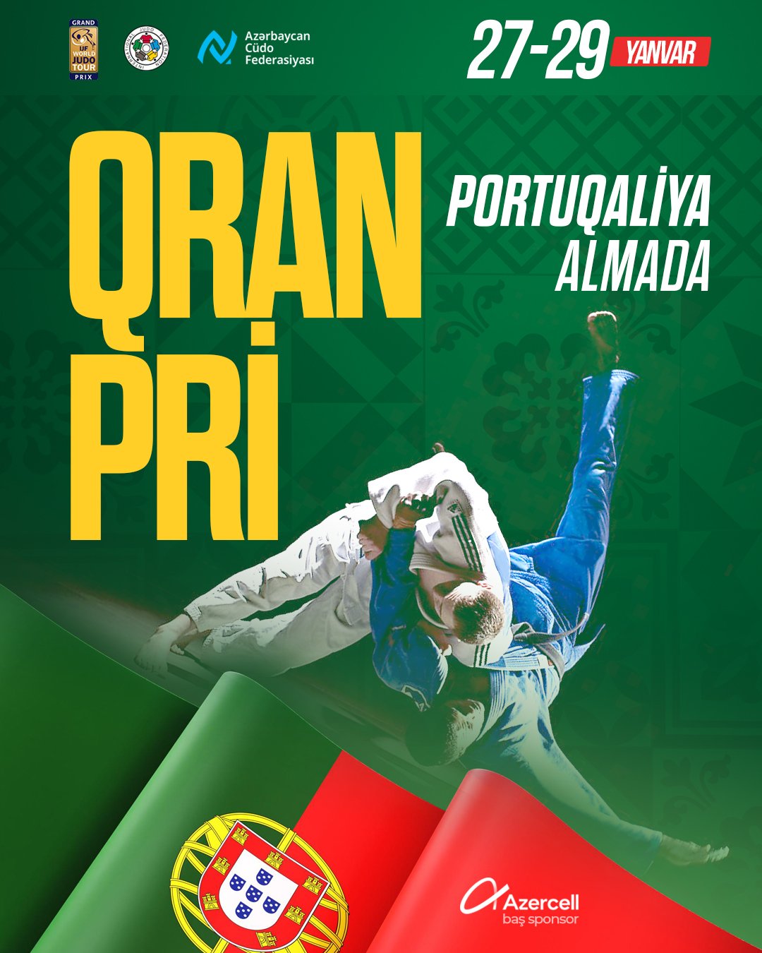 Cüdoçularımız Portuqaliya Qran Pri turnirində iştirak edəcəklər