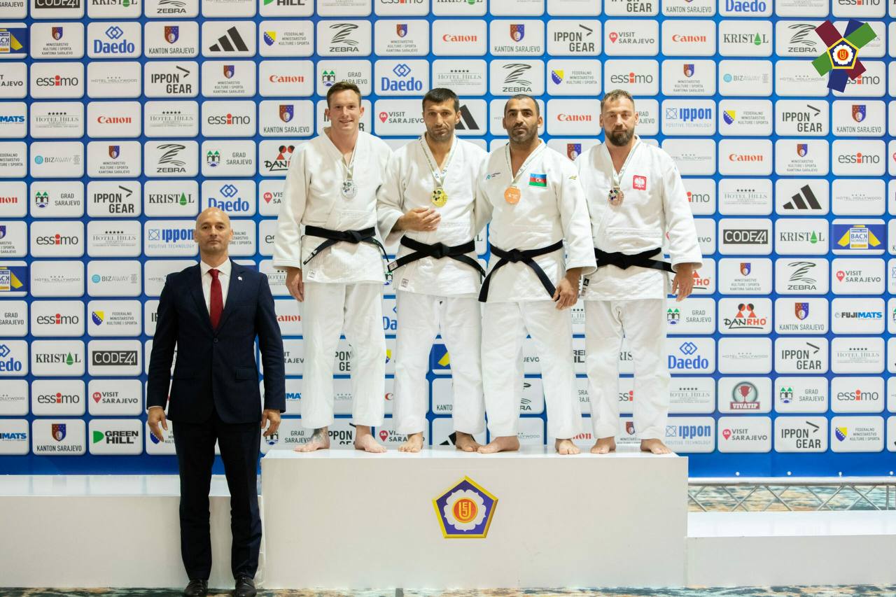 Azərbaycanın veteran cüdoçuları Avropa çempionatında 11 medal qazandı
