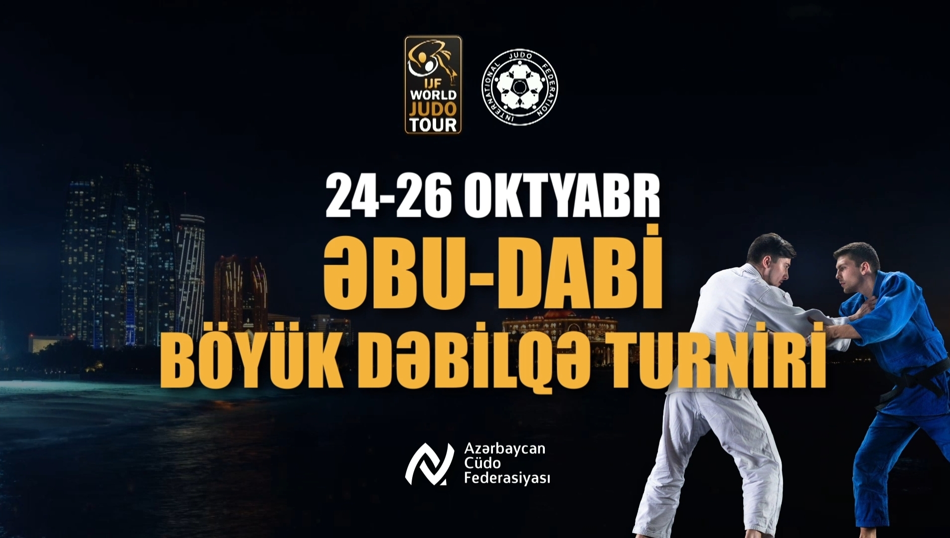 Azərbaycan cüdoçuları Əbu-Dabi Böyük Dəbilqə turnirində iştirak edəcək