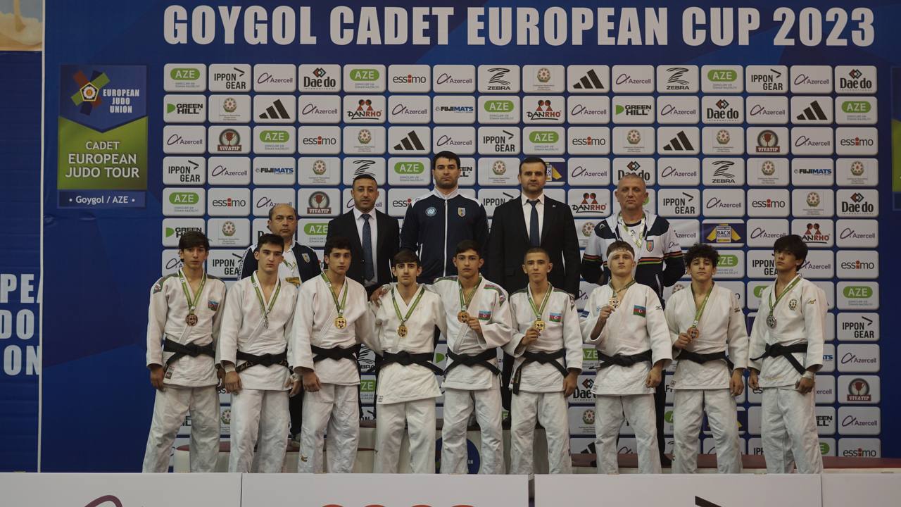 Cüdoçularımız Göygol Avropa Kuboku turnirinin ilk günündə 16 medal qazandı