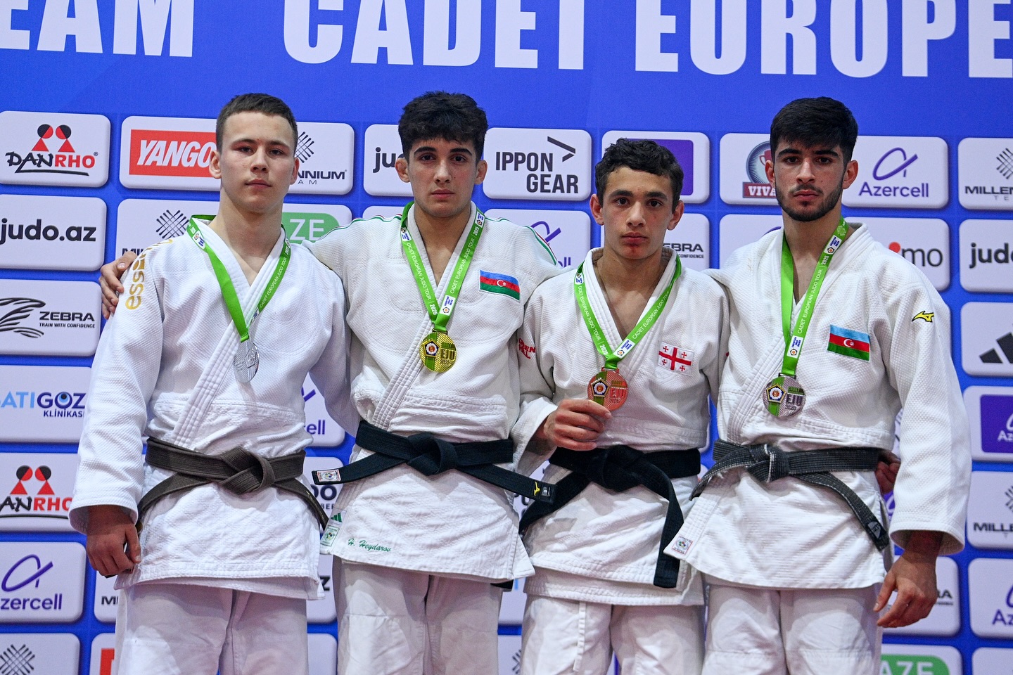 Qubada Avropa Kubokuna uğurlu start: Azərbaycan cüdoçularından 12 medal