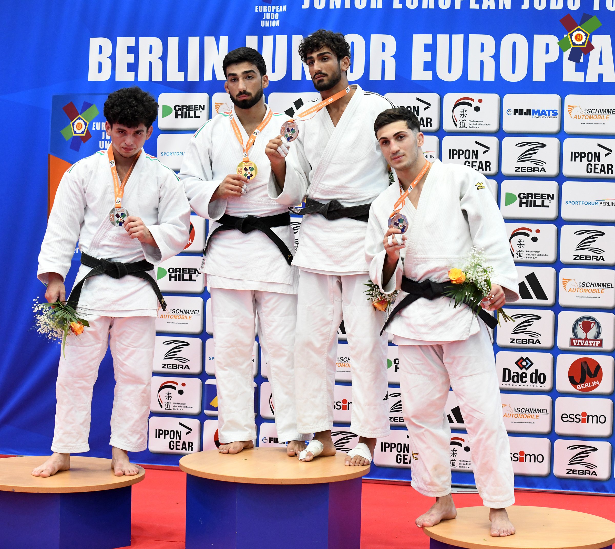 Azərbaycan cüdoçuları Berlin Avropa Kubokunun ilk günündə 3 medal qazandı