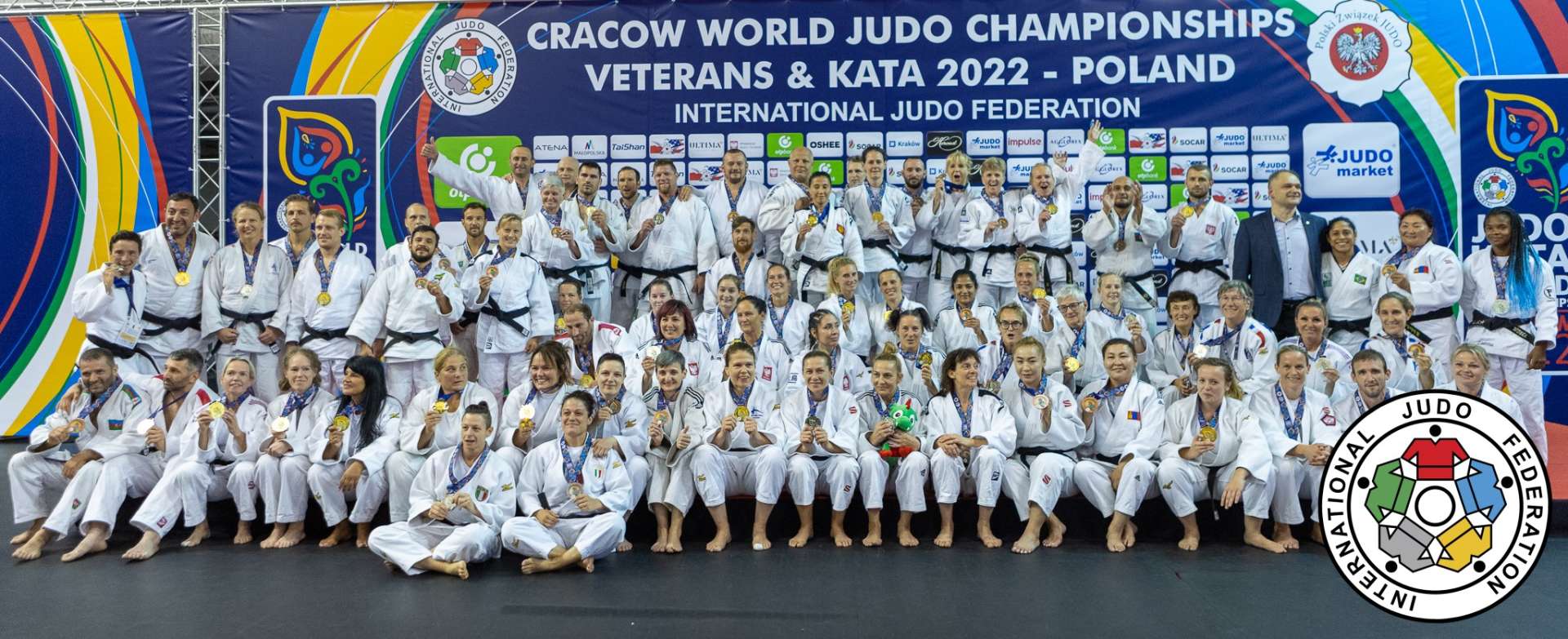 Usta cüdoçularımız Dünya çempionatında 15 medal qazandı