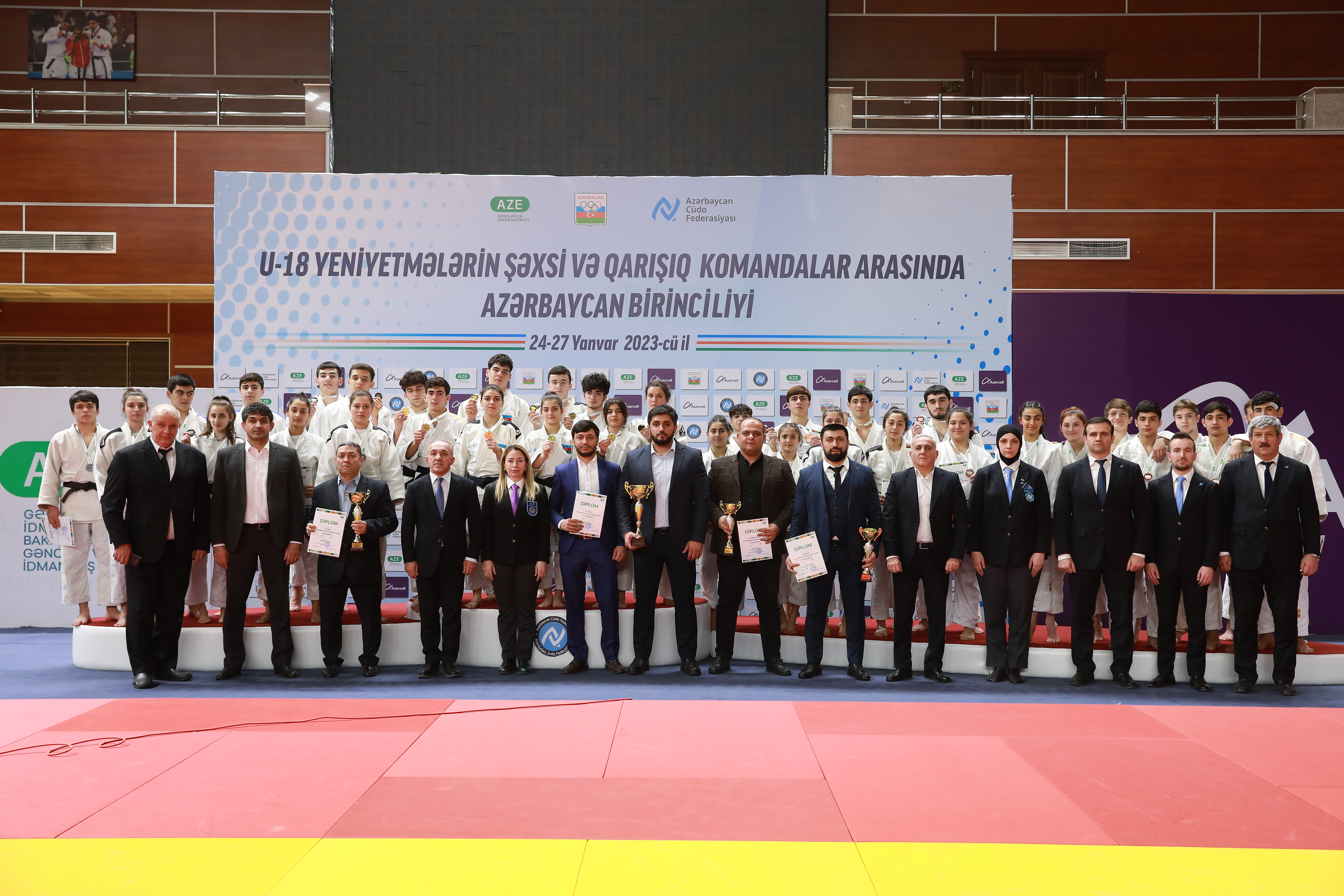 U-18 yeniyetmələr arasında Azərbaycan birinciliyinin komanda yarışlarına yekun vuruldu