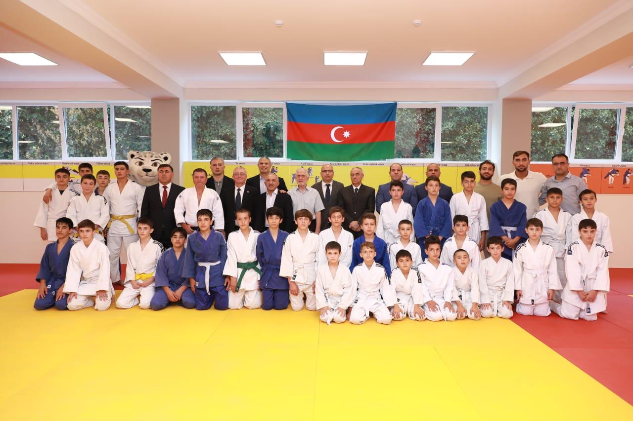 Dörd Olimpiya çempionu Qusarda yeni cüdo mərkəzinin açılışında