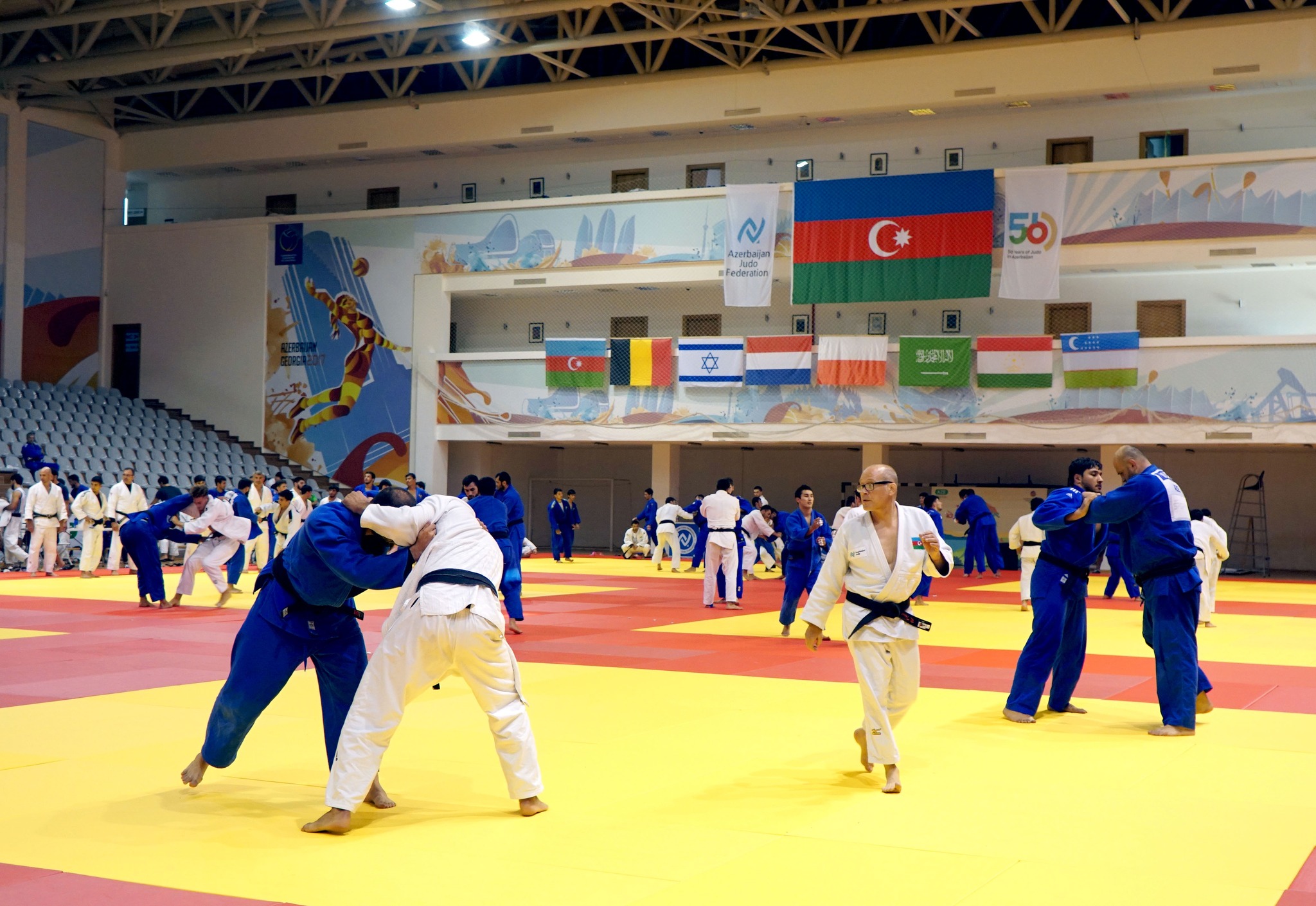 Cüdoçular dünya çempionatına birgə hazırlaşırlar