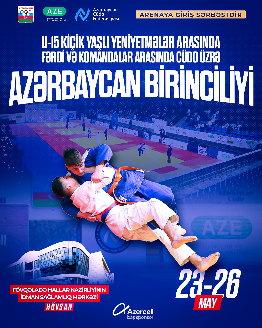 U-15 kiçik yaşlı yeniyetmələr arasında Azərbaycan biriciliyi keçiriləcək