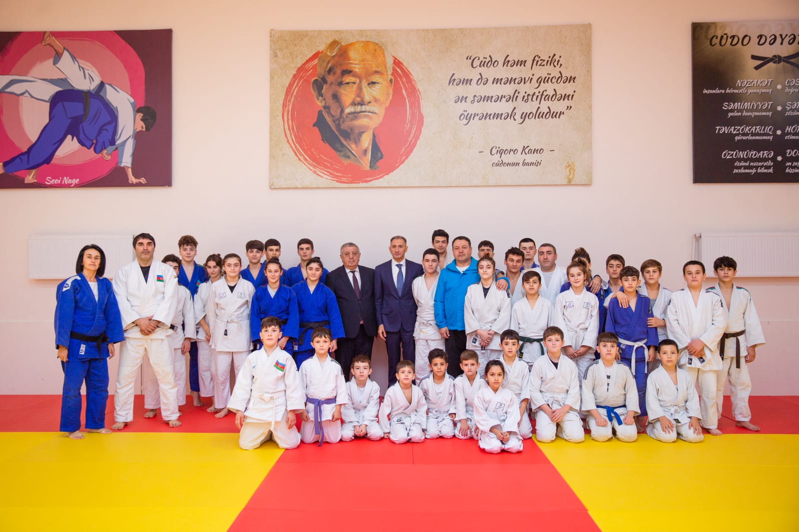Azərbaycan Cüdo Federasiyasının prezidenti Zaqatalada səfərdə olub