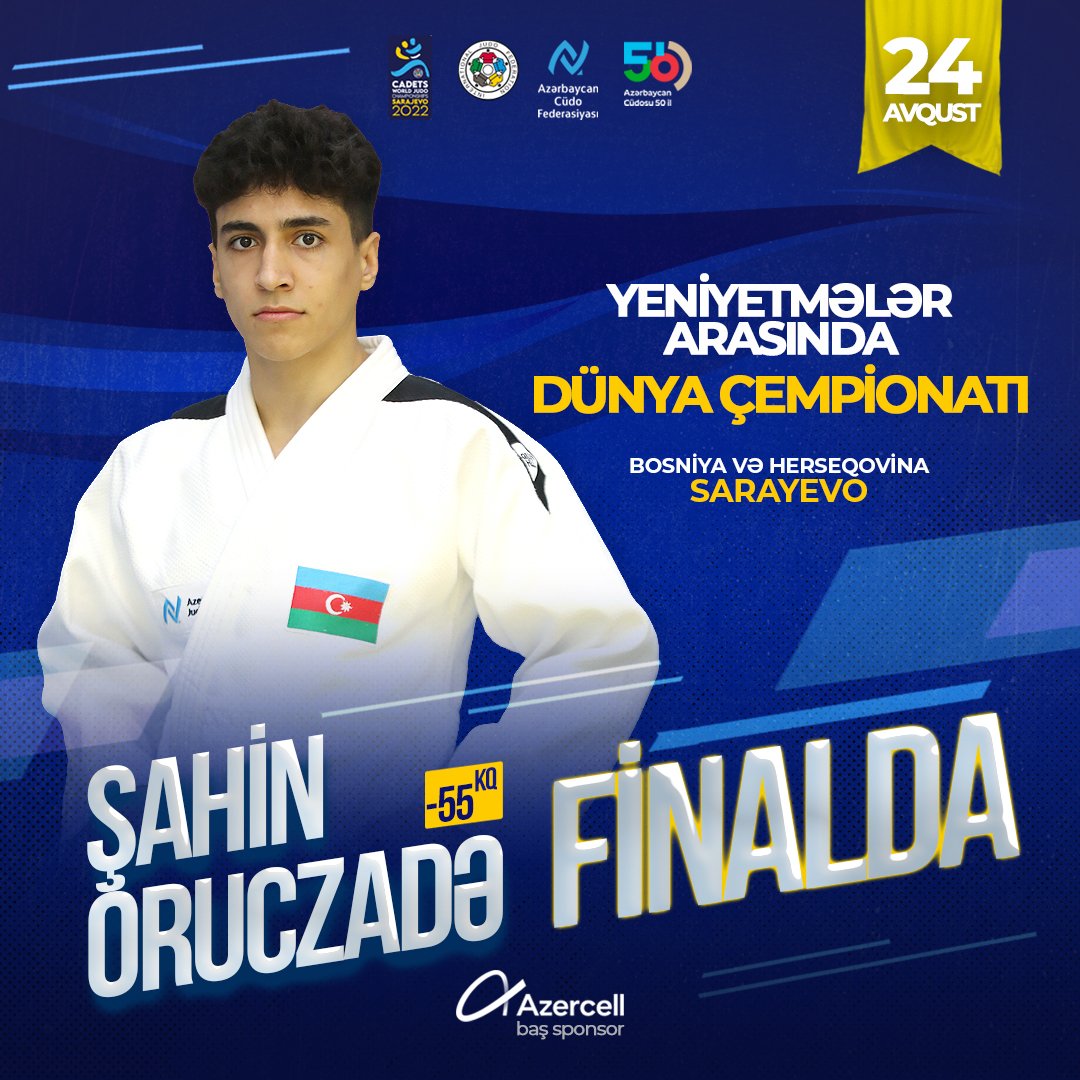 Cüdoçumuz Dünya çempionatında finala çıxdı