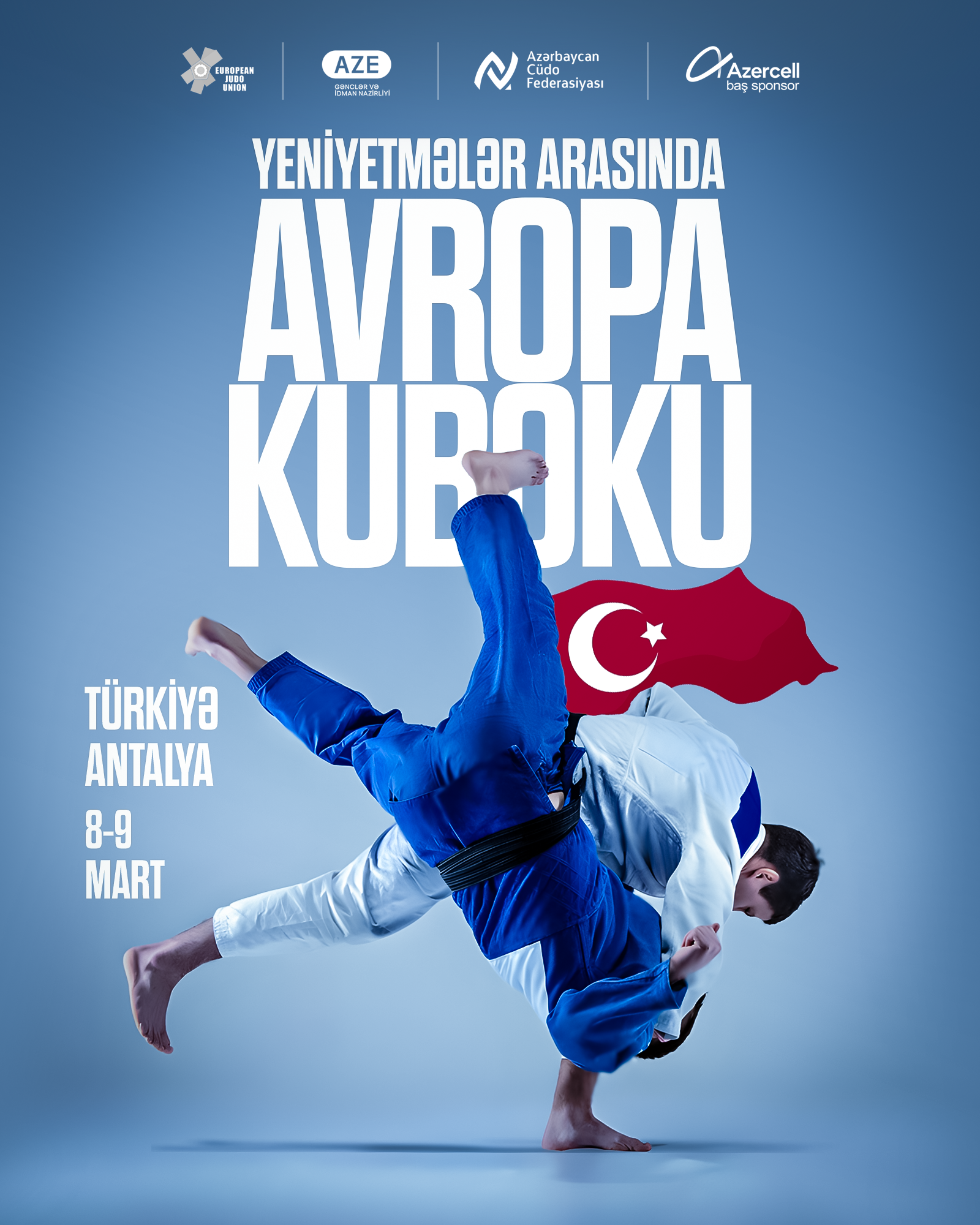Yeniyetmə cüdoçularımızın Antalya sınağı