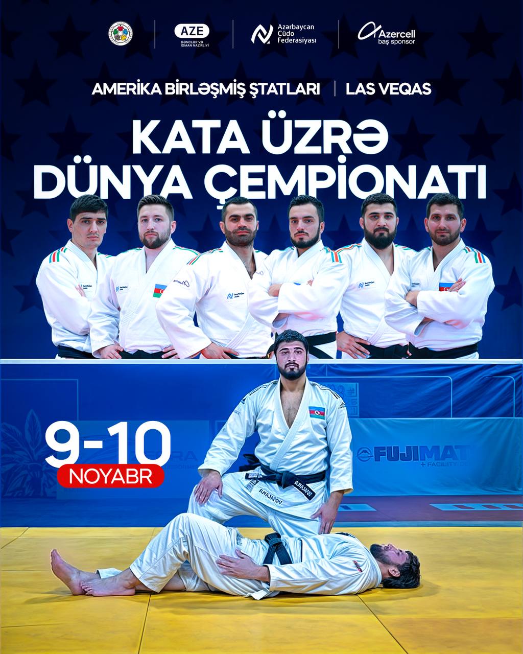 Azərbaycan cüdoçuları dünya Kata çempionatında iştirak edəcək