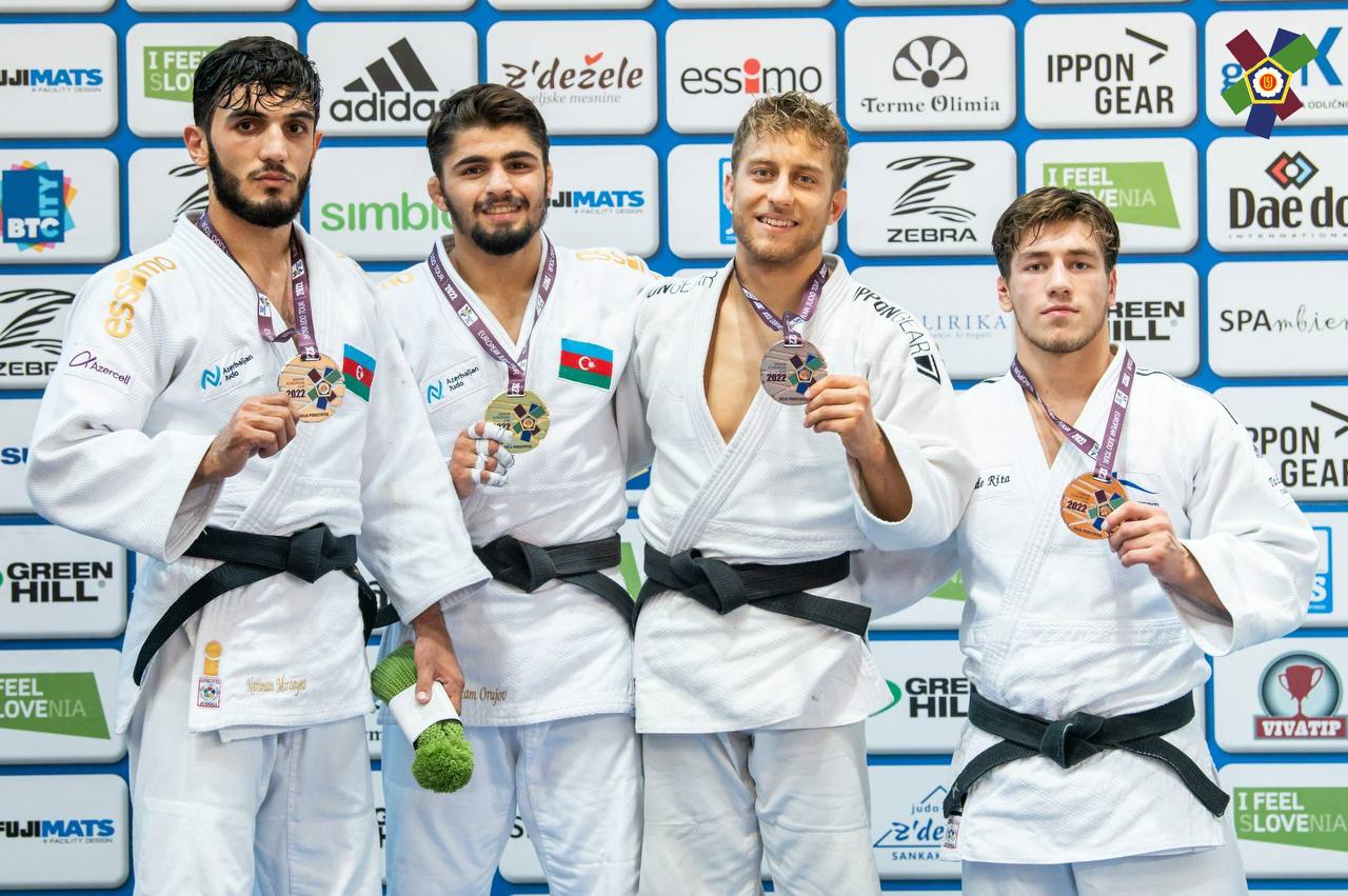 Cüdoçularımız Avropa Kubokunun ilk günündə 3 qızıl, 2 gümüş və 1 bürünc medal qazandı