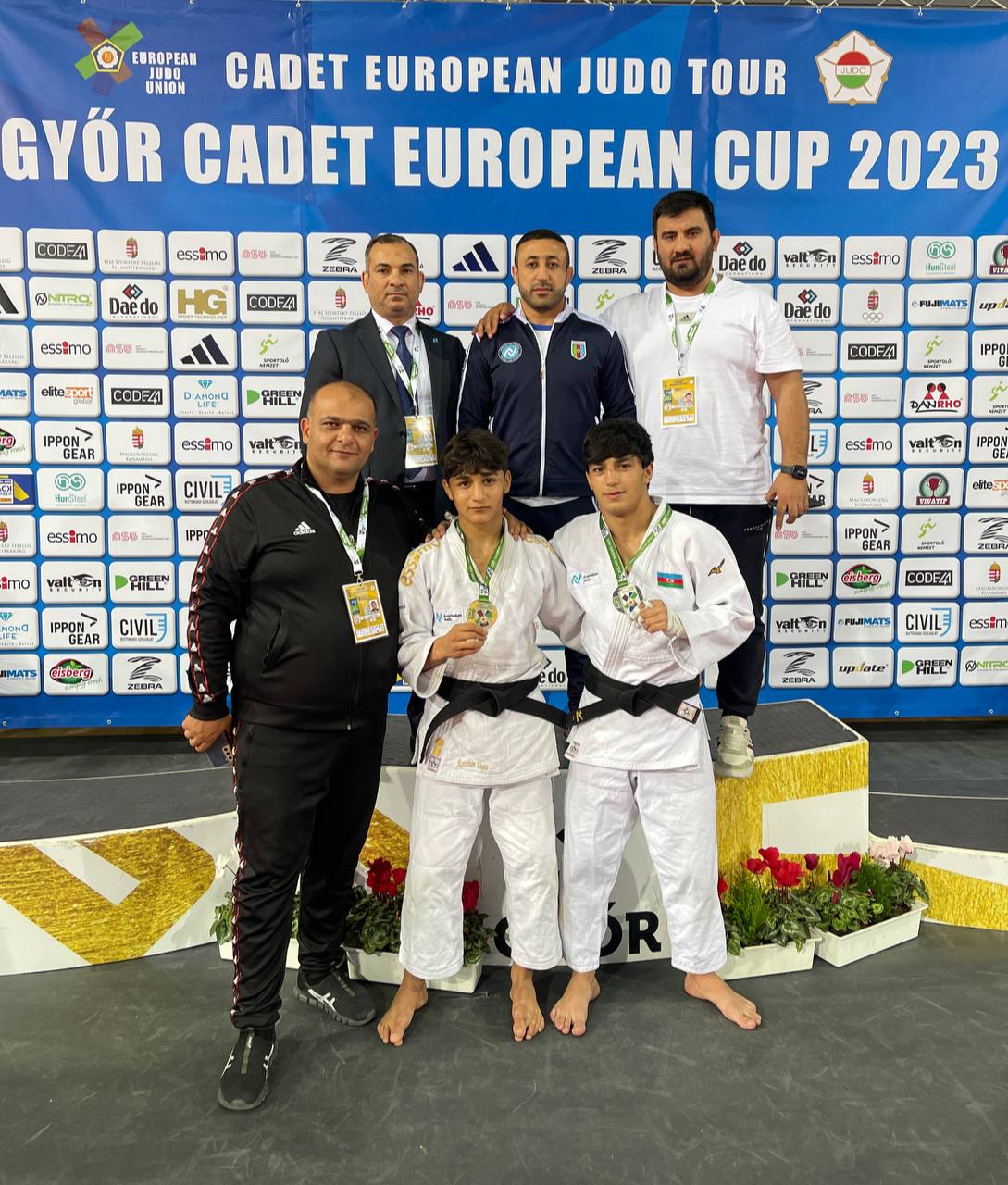 Cüduçularımız Dyör Avropa Kubokunun ilk yarış günü 2 gümüş medal qazandı