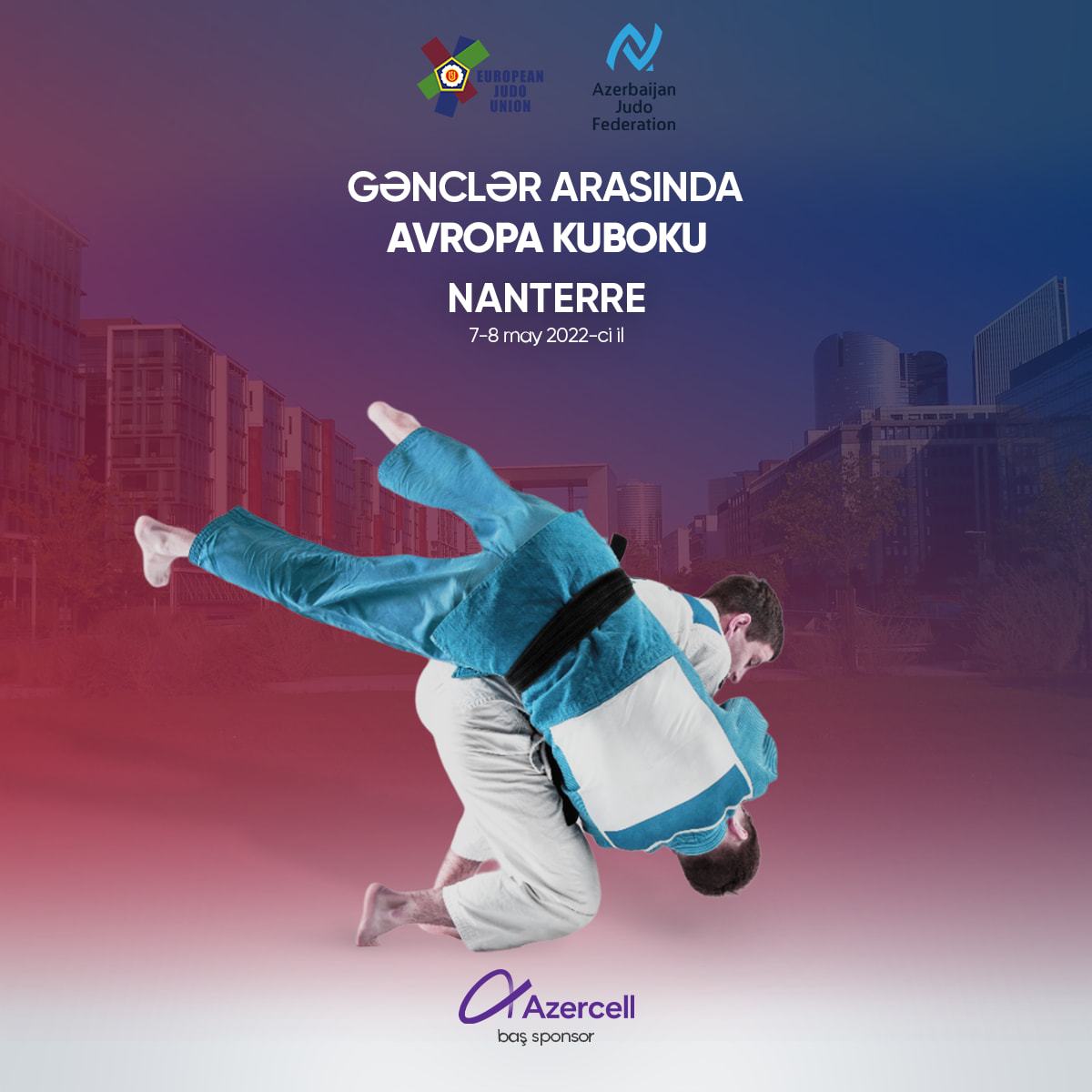 Cüdoçularımız Nanterredə keçiriləcək gənclər arasında cüdo üzrə Avropa Kubokuna yollanacaqlar